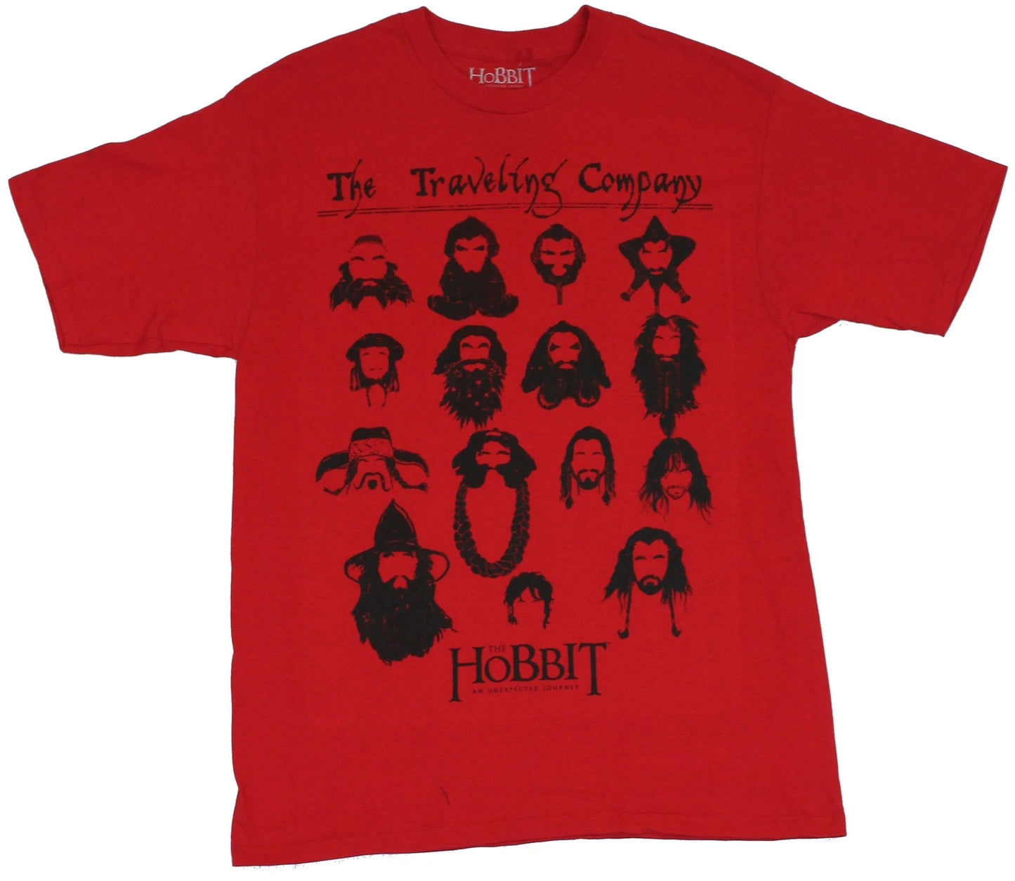 The Hobbit Adult New T-Shirt - The Traveling Company Beard Pics