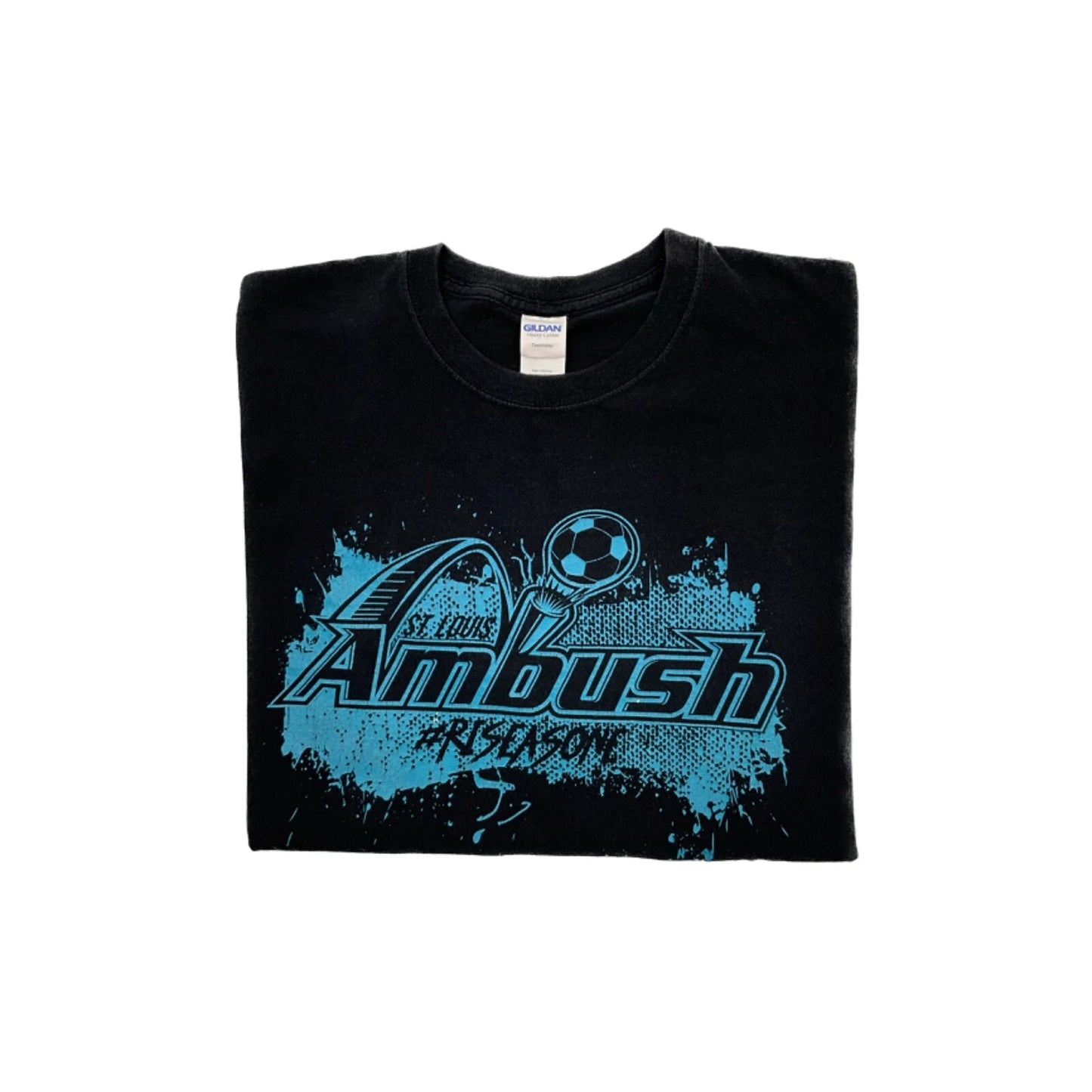 Ambush Soccer Vintage 2019 St Louis Cut Off Black T Shirt - Men's Size XL