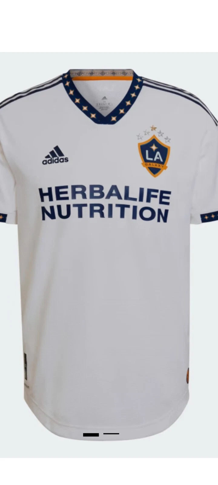 NWT Los Angeles Galaxy Adidas Climalite Home White Jersey Mens XL