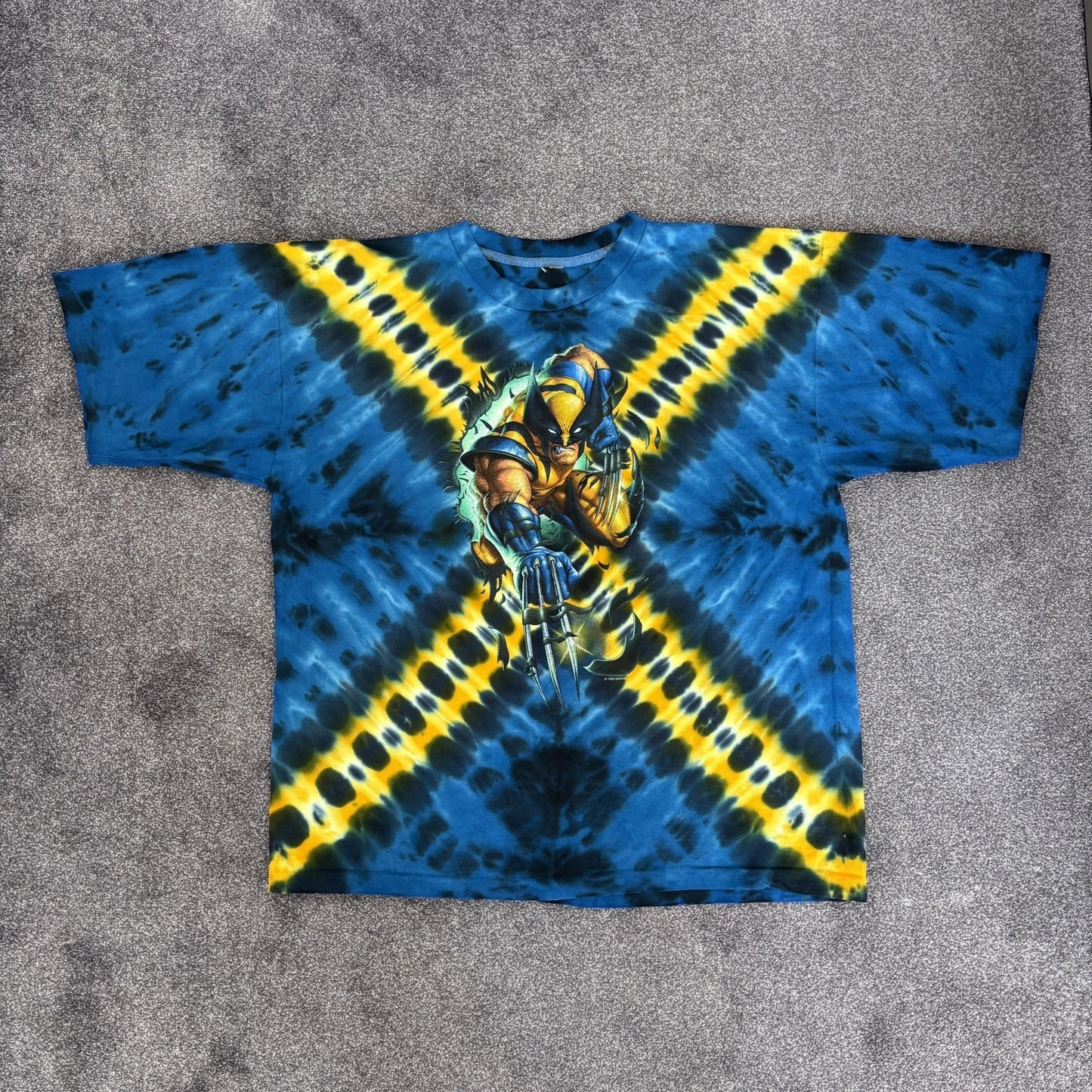 Wolverine Marvel Universal Studios Vintage 1999 Single Stitch Graphic T-Shirt XL