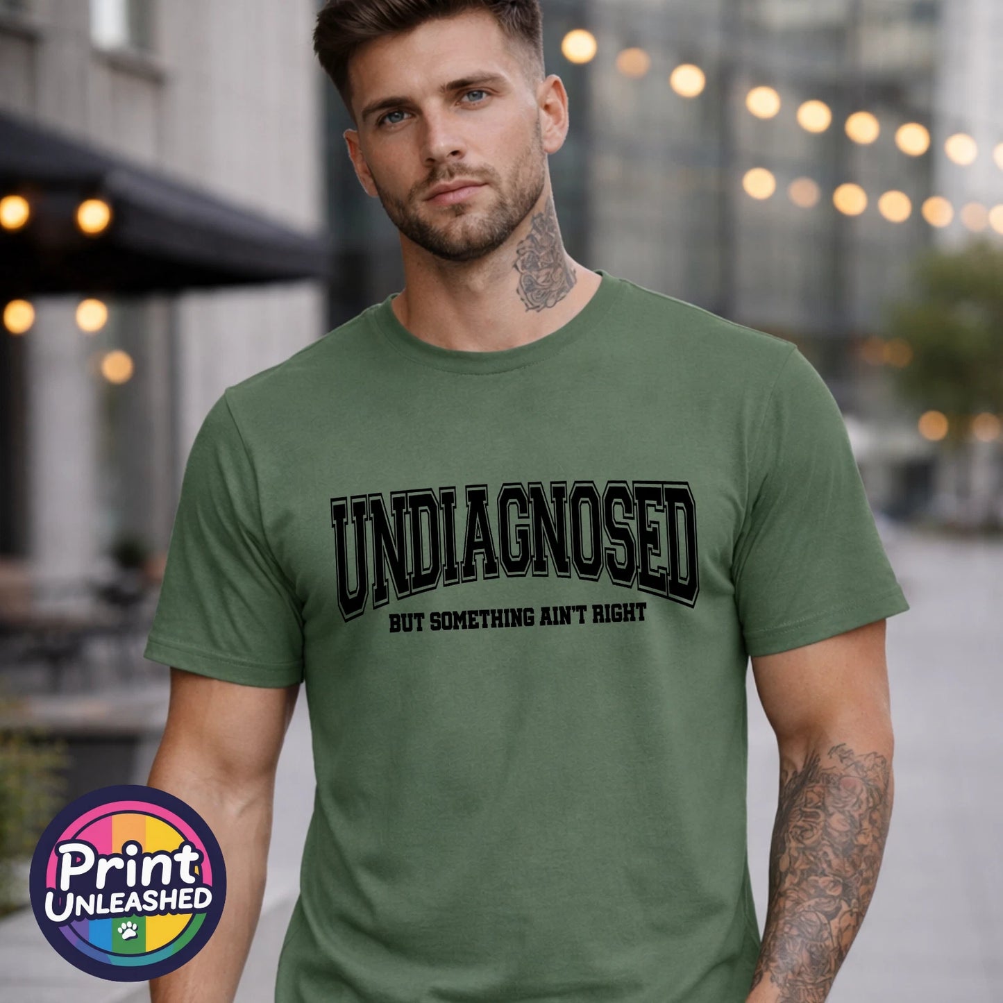 Undiagnosed But Something Aint Right Tee Funny Graphic T-Shirt Unisex S-2XL