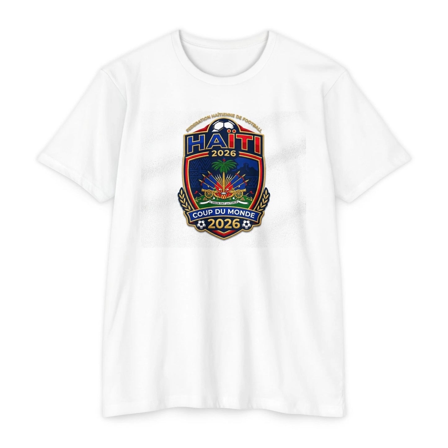 Haiti 2026 Crest T-Shirt | Coup du Monde Soccer Badge
