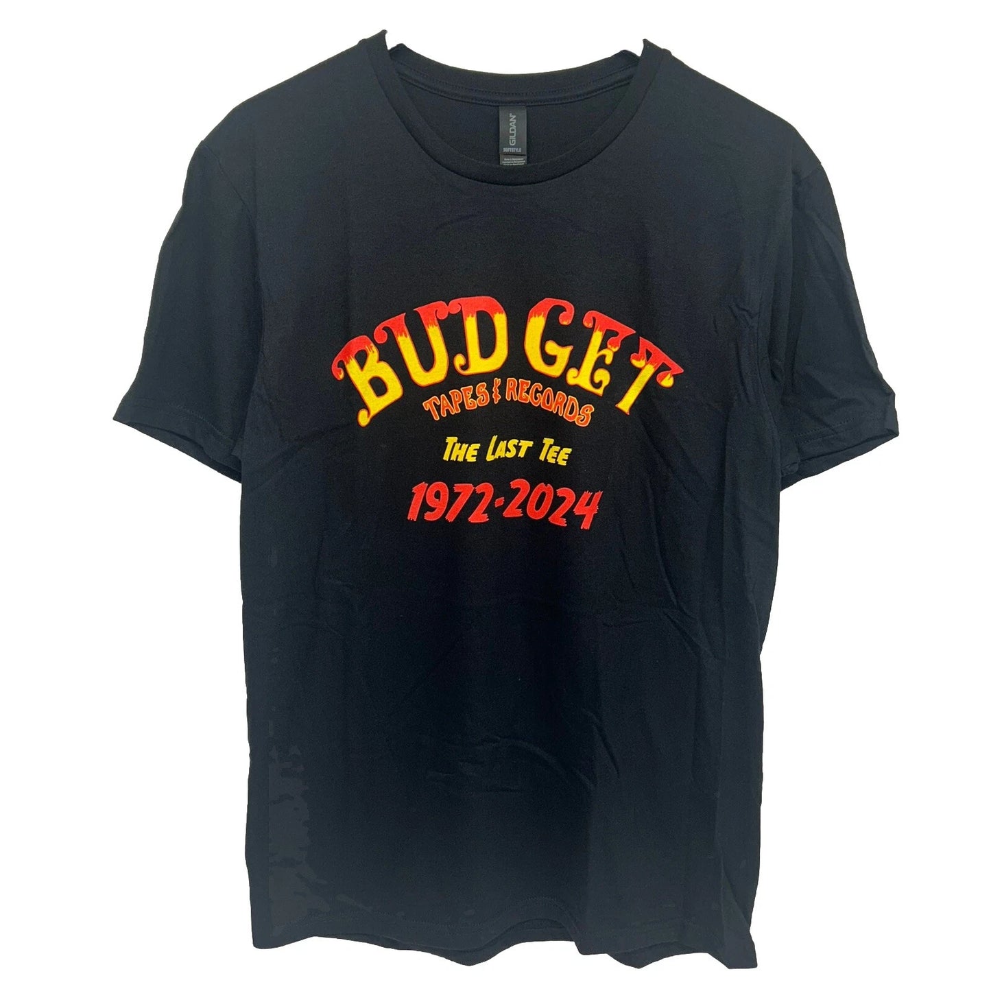 Budget Tapes and Records T-shirt The Last Tee 1972-2024 Charleston, WV - M L XL
