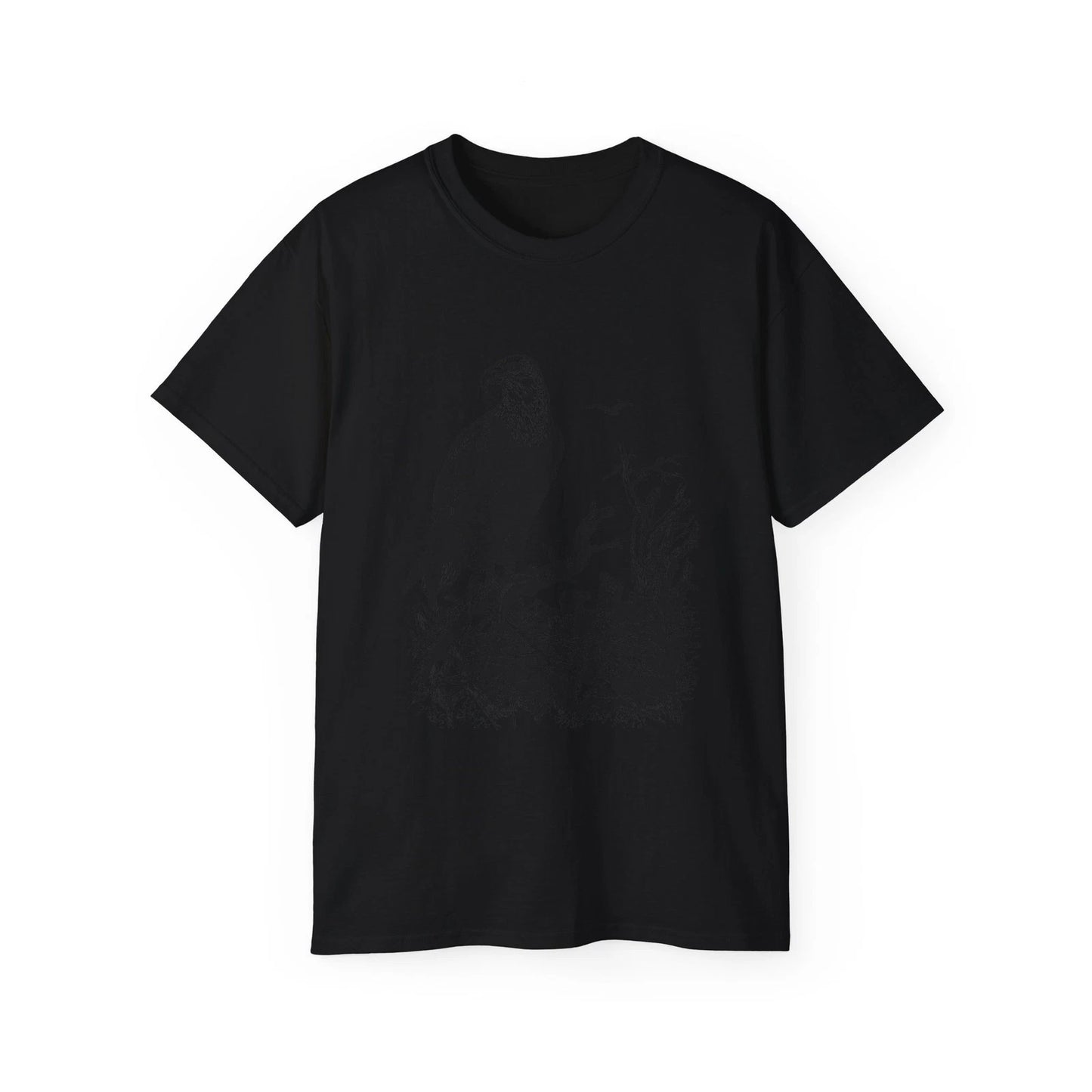 Eagle Nature Nest Line Art Birds Animals | Custom Graphic T-Shirt