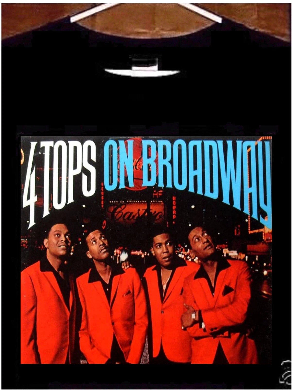 Four Tops On Broadway Tee Shirt *READ DESC*