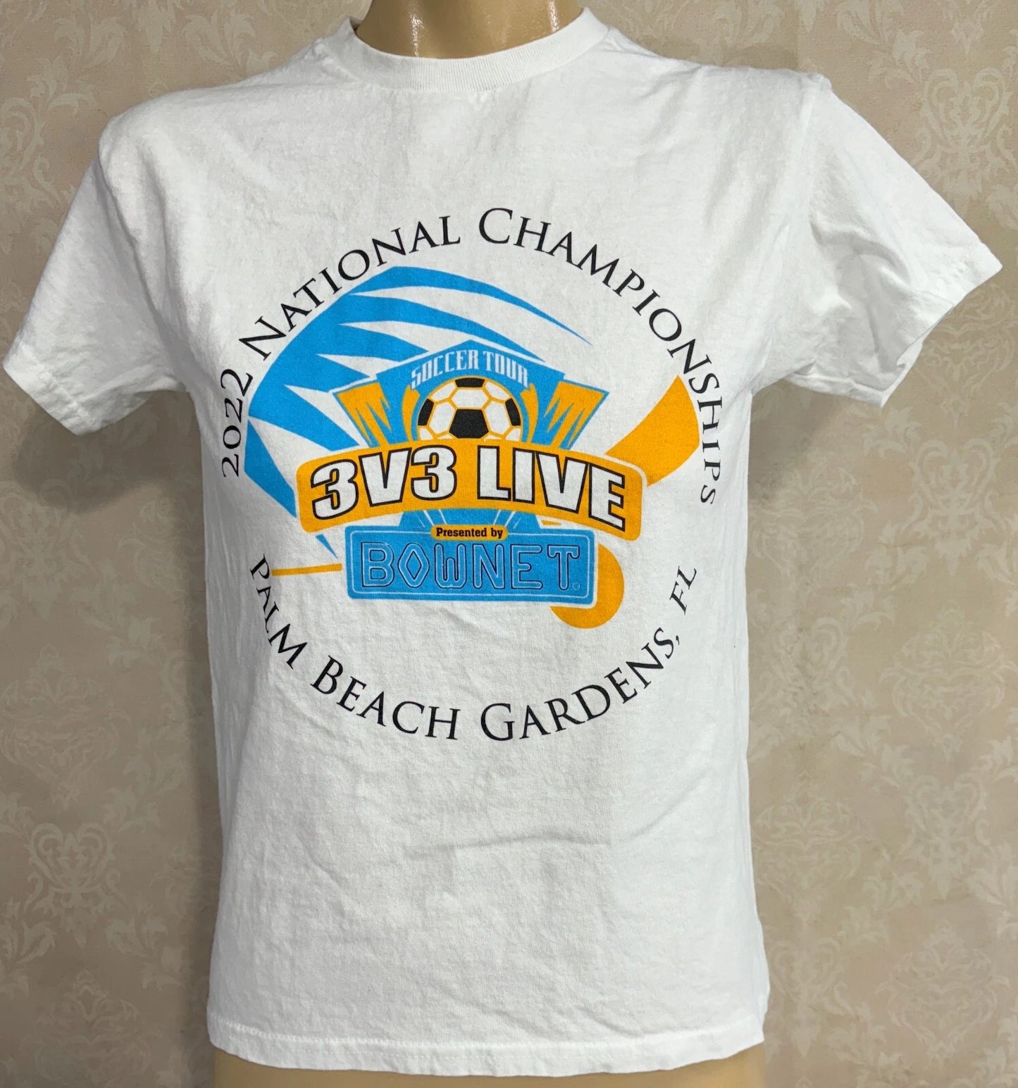 3V3 Live Soccer Tour 2022 Championship Miami Medium T-Shirt