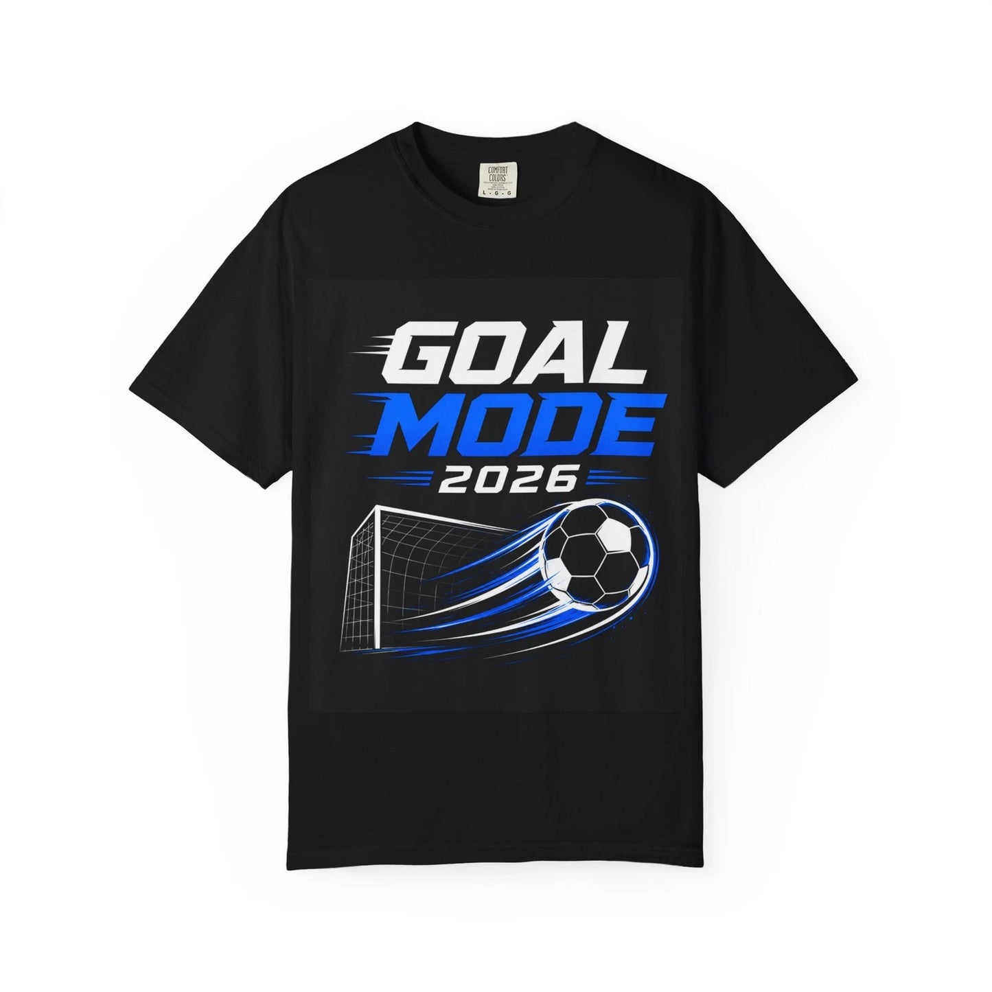 Goal Mode 2026 Soccer T-Shirt | Soccer Ball & Net Design