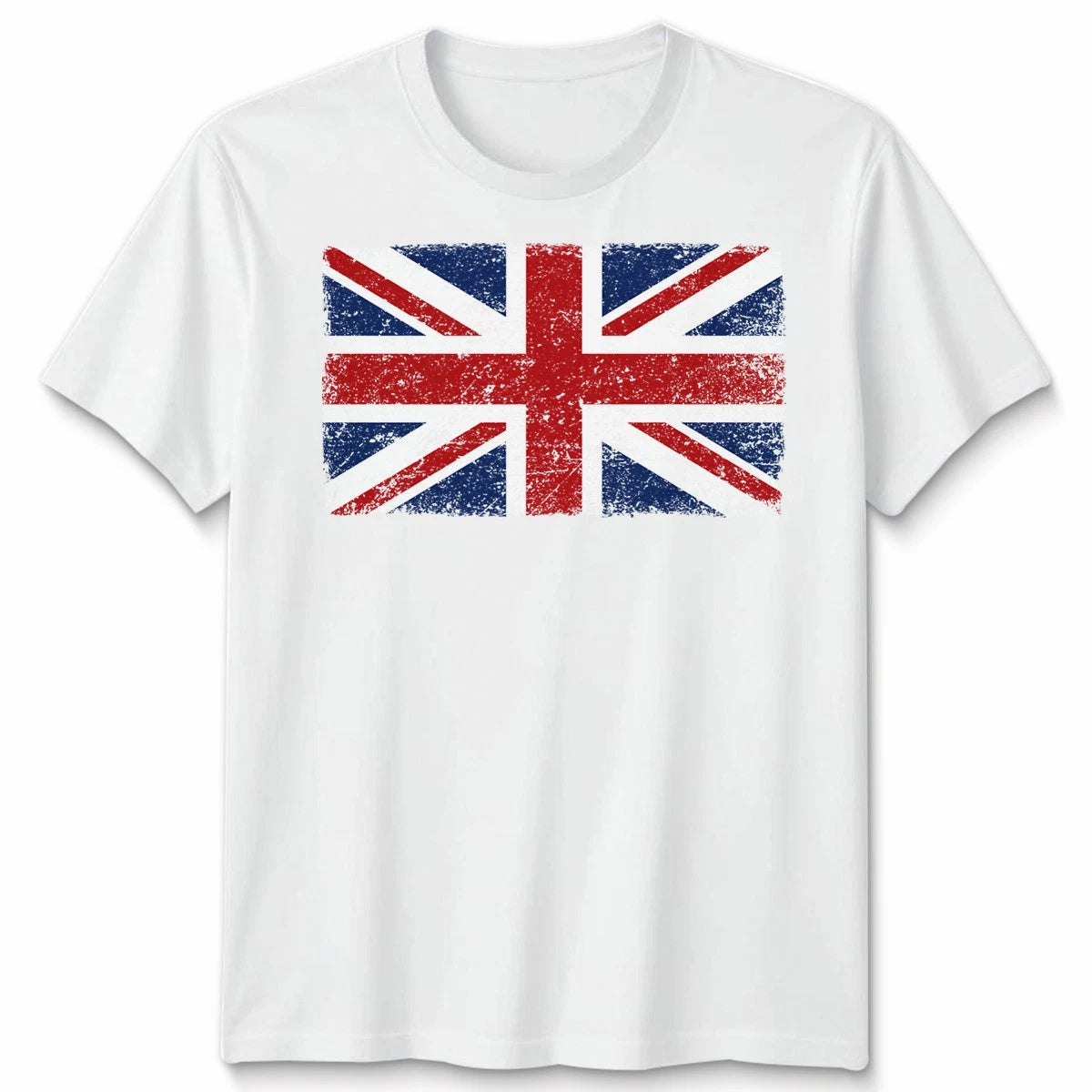 Unisex Soccer Team Football T Shirt Union Jack UK Flag School Parties Top