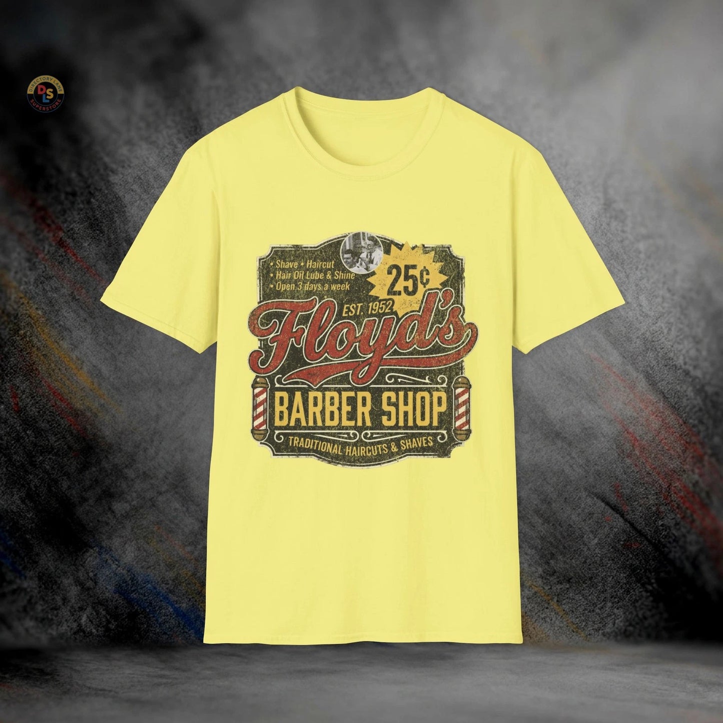 Floyd's Barbershop Mayberry Andy Griffith T-Shirt | Softstyle Tee