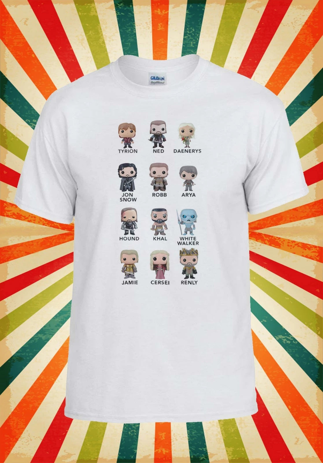Game Of Thrones Mini All Character Men Women Vest Tank Top Unisex T Shirt 59