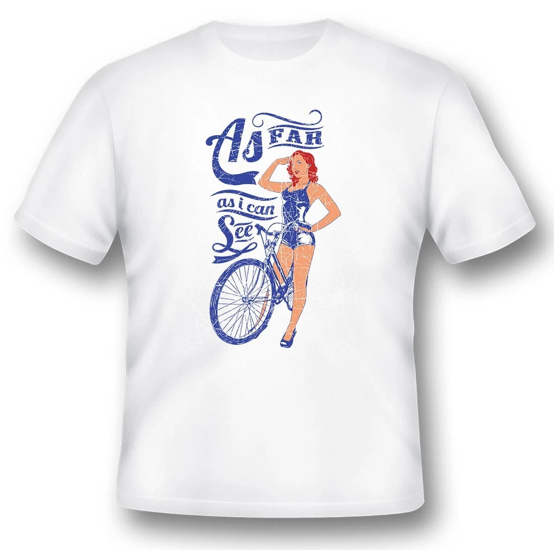 As Far As I Can See Shirt Black or White Tee