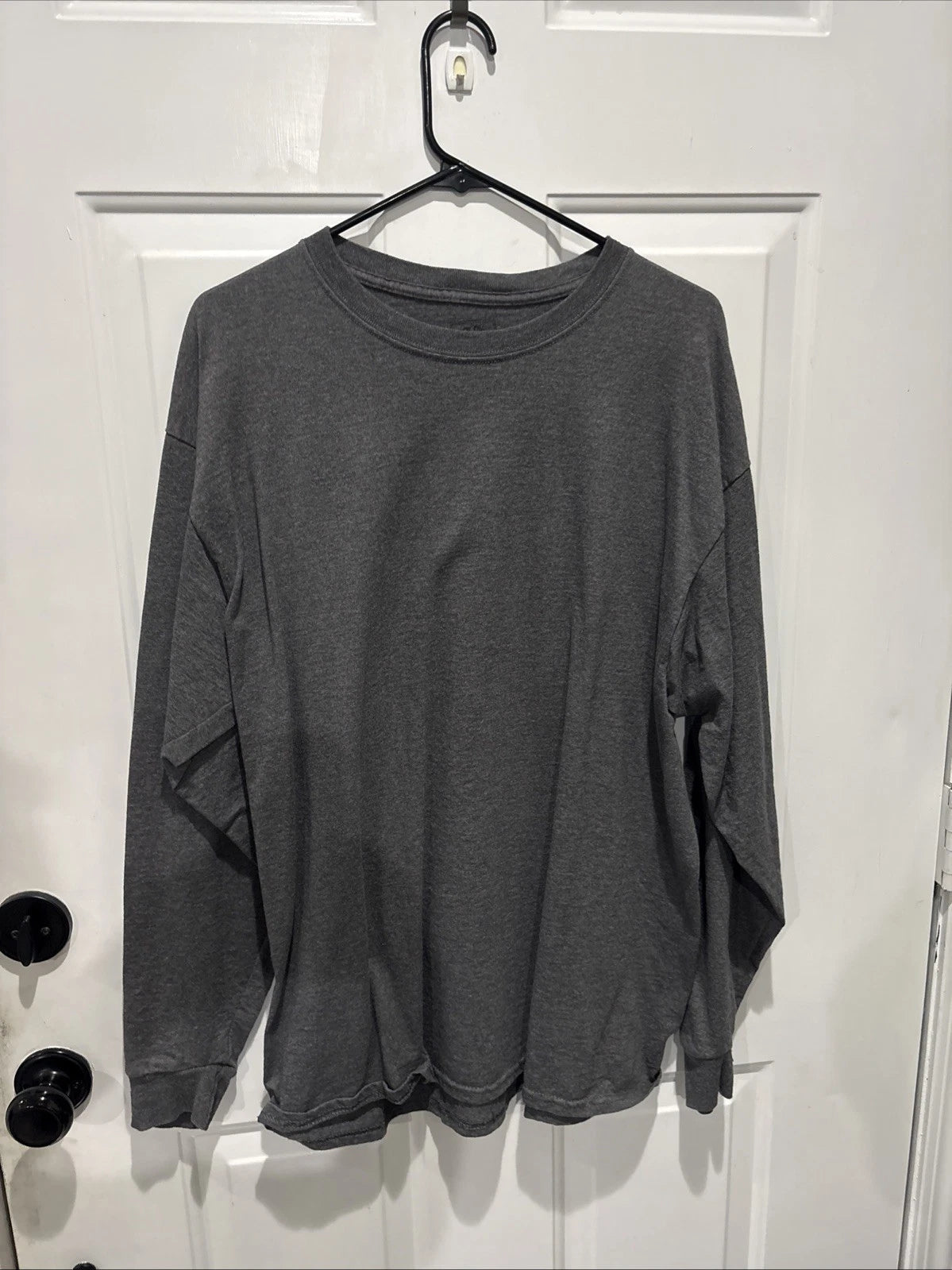 Front Of The Loom Long Sleeve XL Shirt Gray
