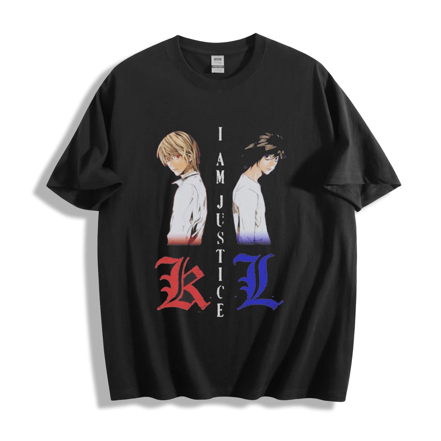 Death Note Kira vs L T-Shirt - Epic Anime Showdown Unisex Tee