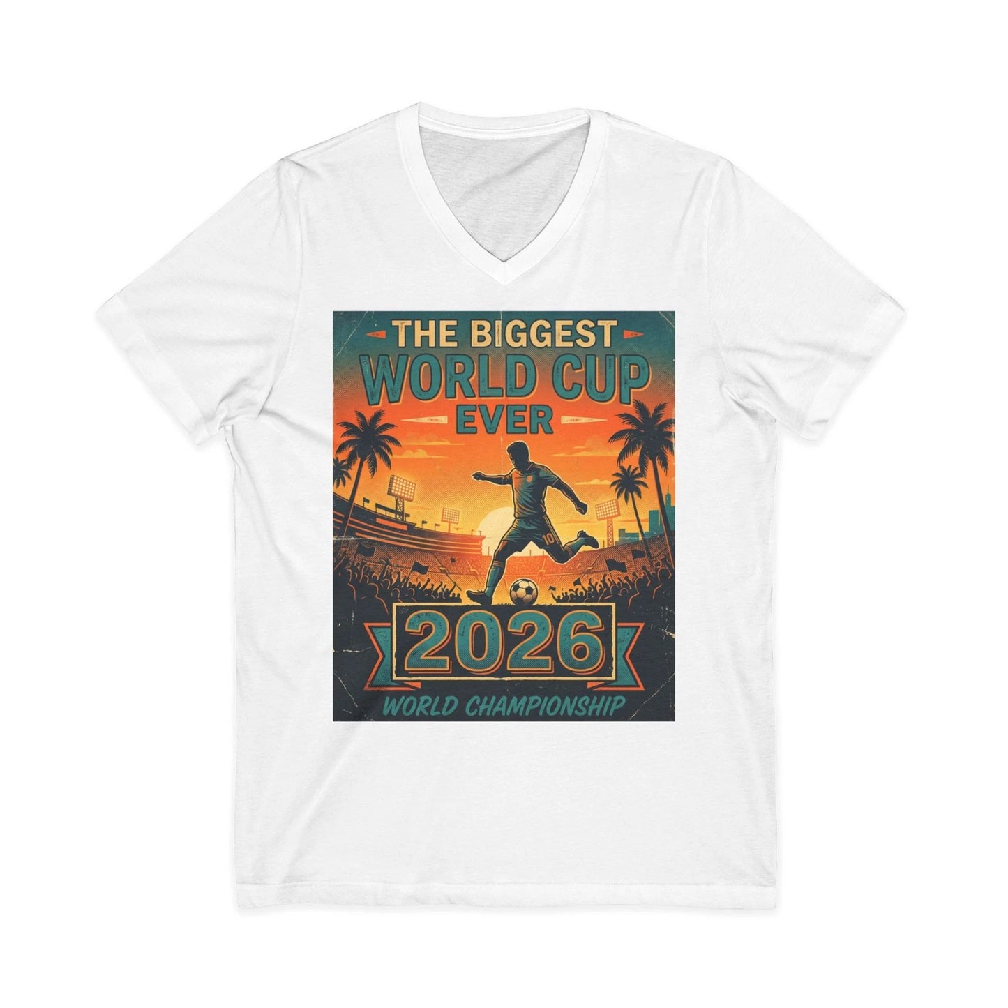 2026 World Cup Soccer Silhouette Tee | The Biggest World Cup Ever