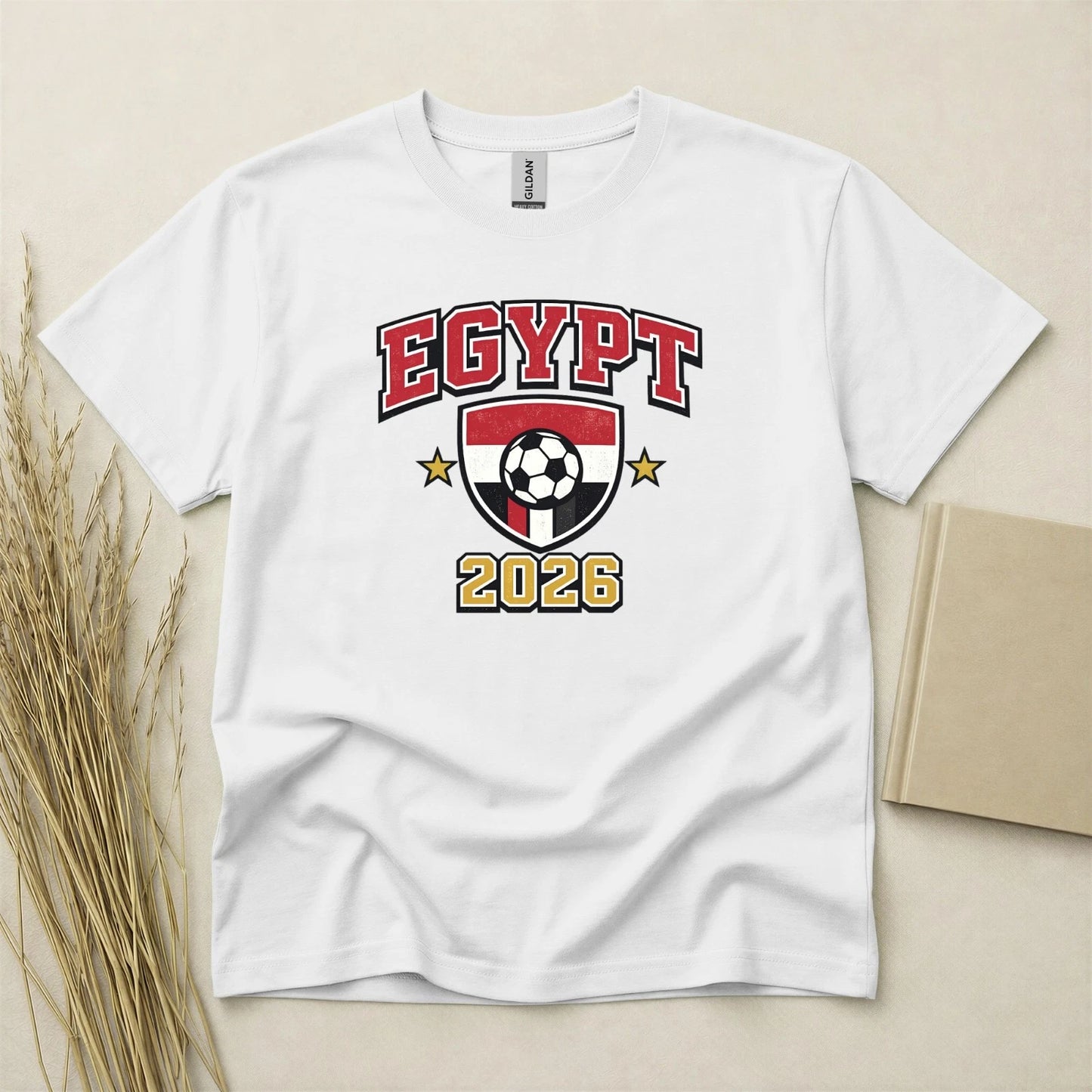 Egypt 2026 Football Fan T Shirt Soccer Supporters Gildan Cotton Family Top