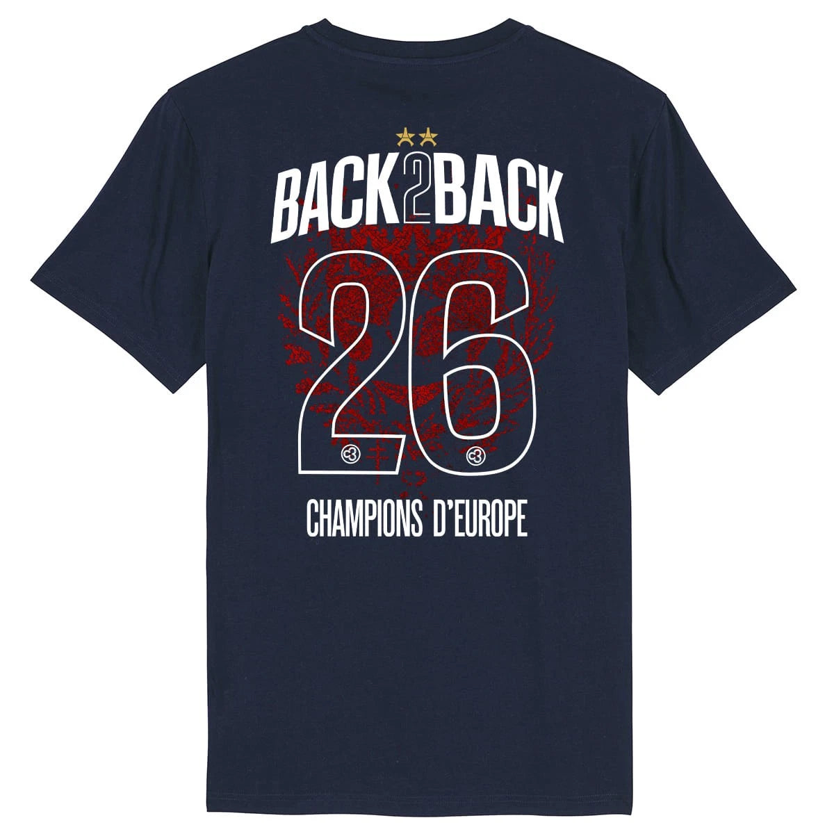 PSG Men's T-Shirt 2 Stars 2026 League Jersey Football Football Champions - 4XL