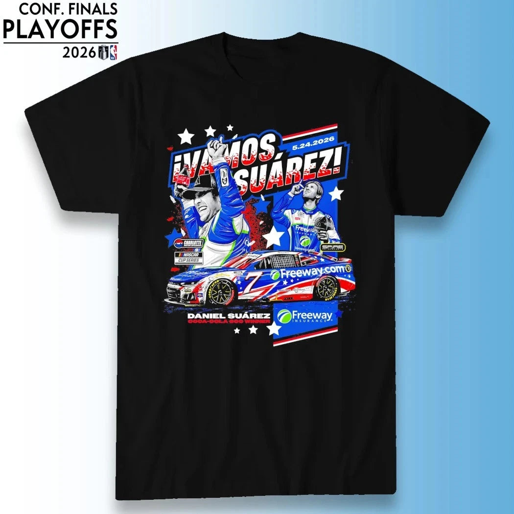 Daniel Suárez Freeway Insurance Coca-Cola 600 Win May 24 2026 NASCAR t-shirt