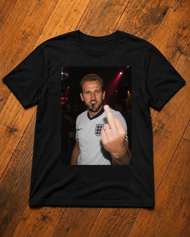 England Football Pub T-Shirt Harry Kane Inspired Supporter Tee Funny Match Day