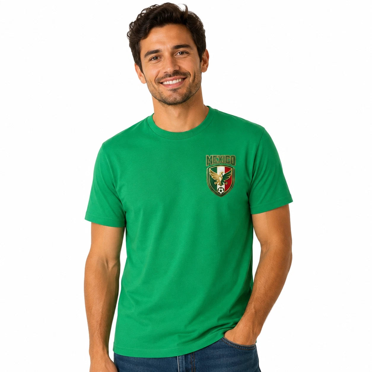 Mexico World Cup 2026 T Shirt Mens Football Soccer Fan Mexico Supporter Mexican