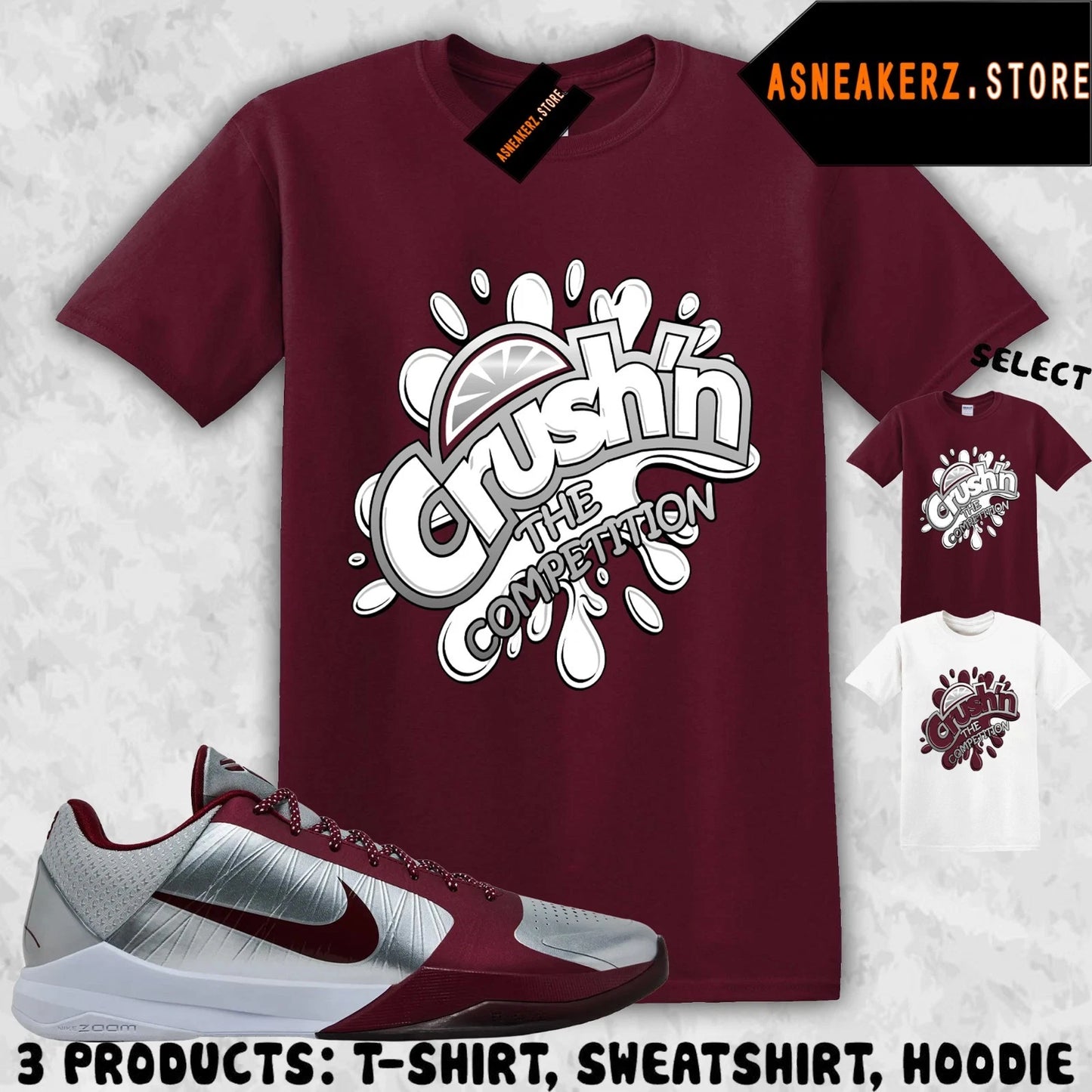 Shirt Matching KB 5 Protro Lower Merion Aces Match Sneaker Fresh Crush T-Shirt
