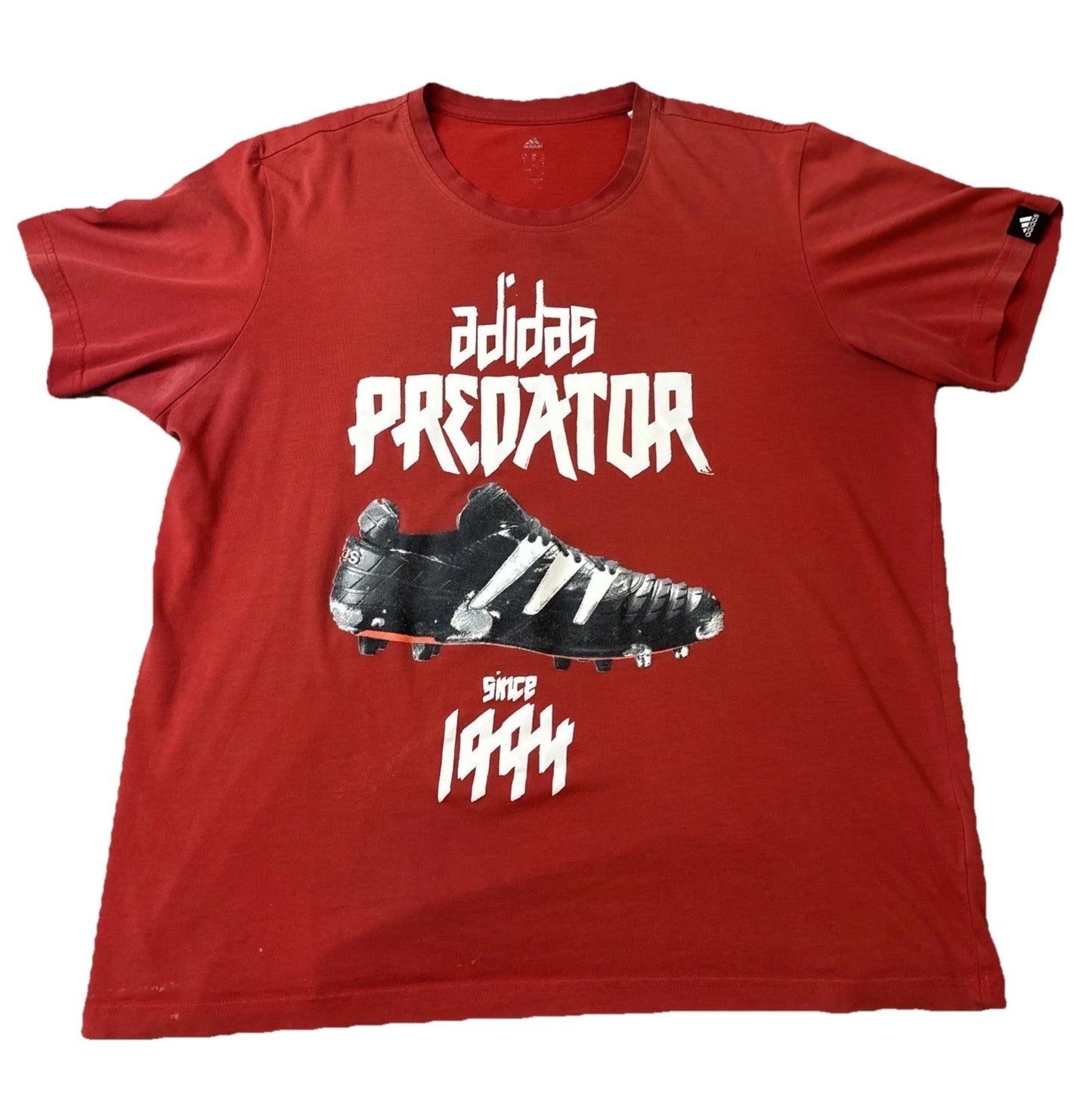 Adidas Predator Soccer Futbol Cleat Graphic T Shirt Mens Size XL USA 2014 Rare