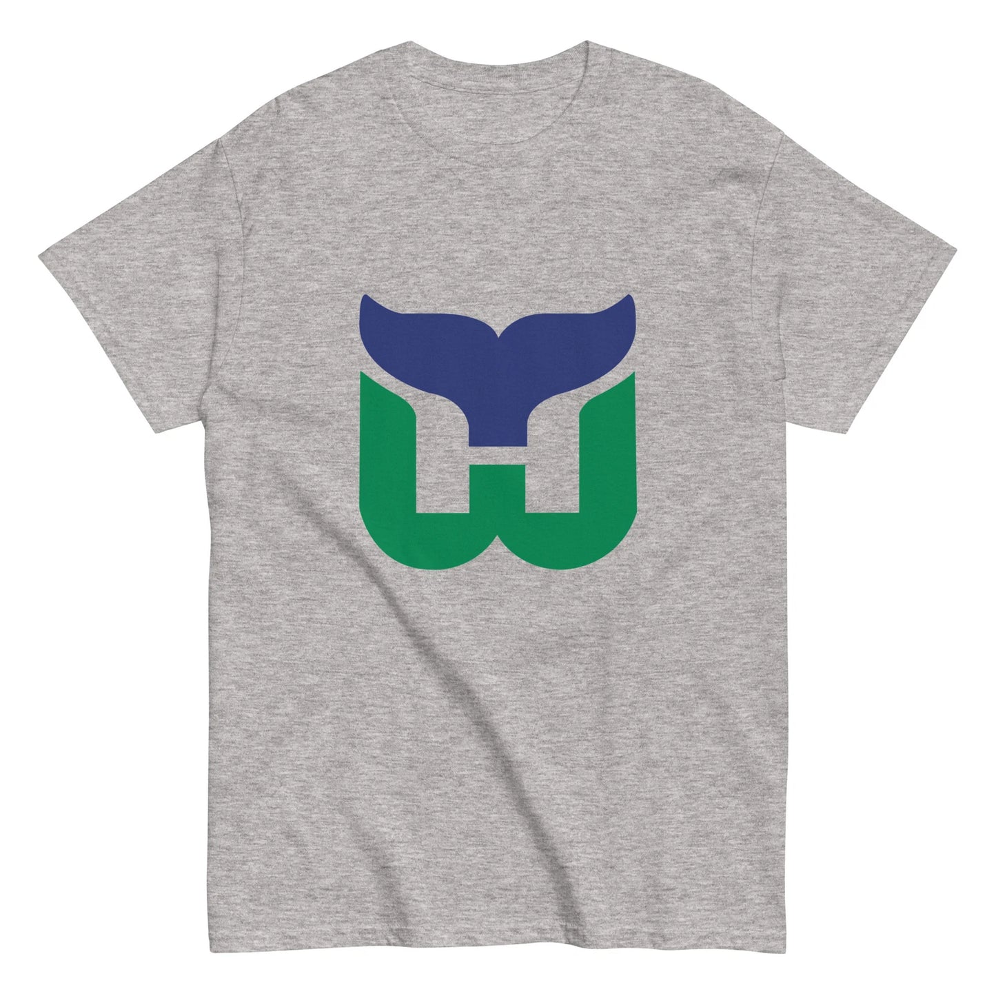 VINTAGE HARTFORD WHALERS UNISEX CLASSIC T-SHIRT TEE NEW ENGLAND NHL HURRICANES