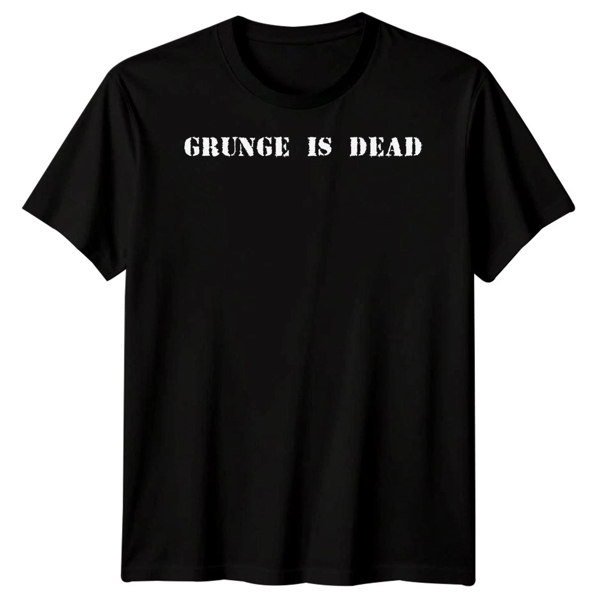 Grunge Is Dead Music Grunge Mens T-Shirt Womens Graphic Tee Vintage Style