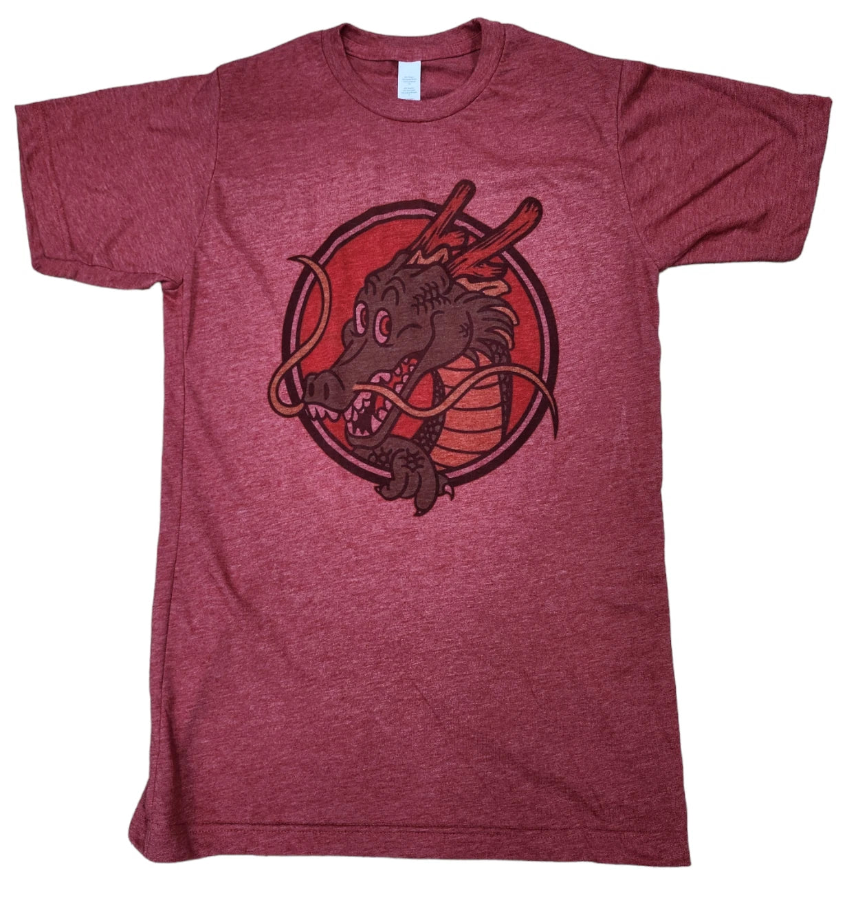 T-Shirt Shenron DBZ Red Retro Graphic Design Soft Style Tee new Gift Idea