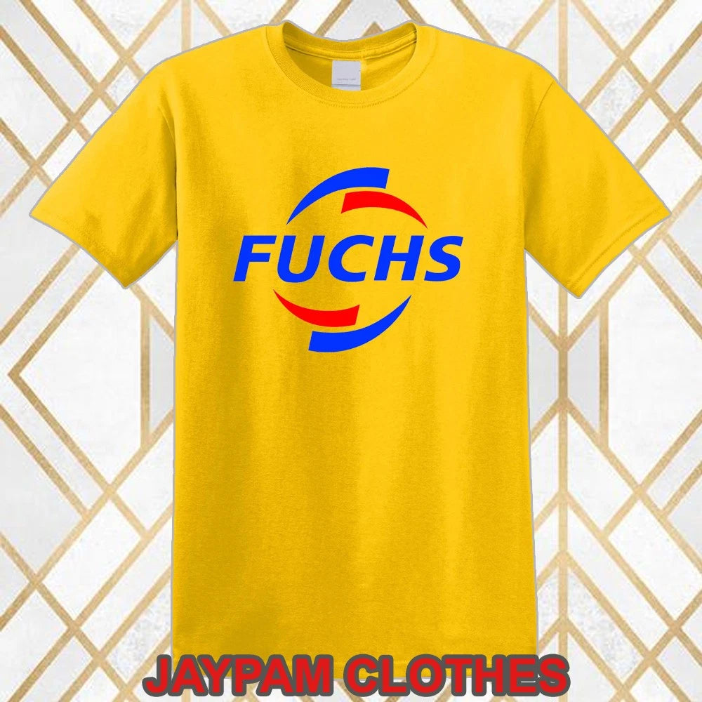 FUCHS Racing Car Motorcycle Oil Men's Yellow Size S - 5XL
