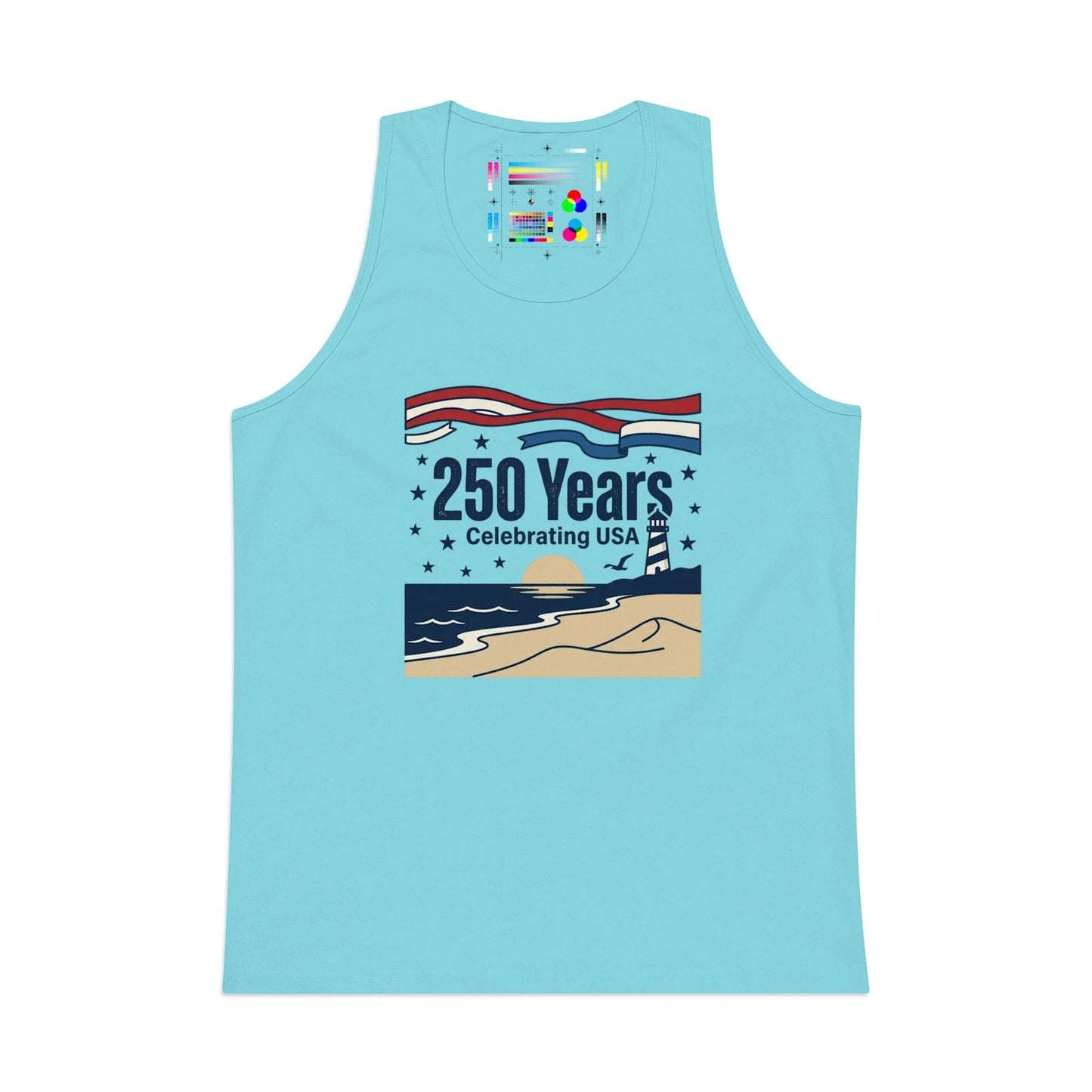 250 Year Celebration of the USA Men's Premium Tank Top