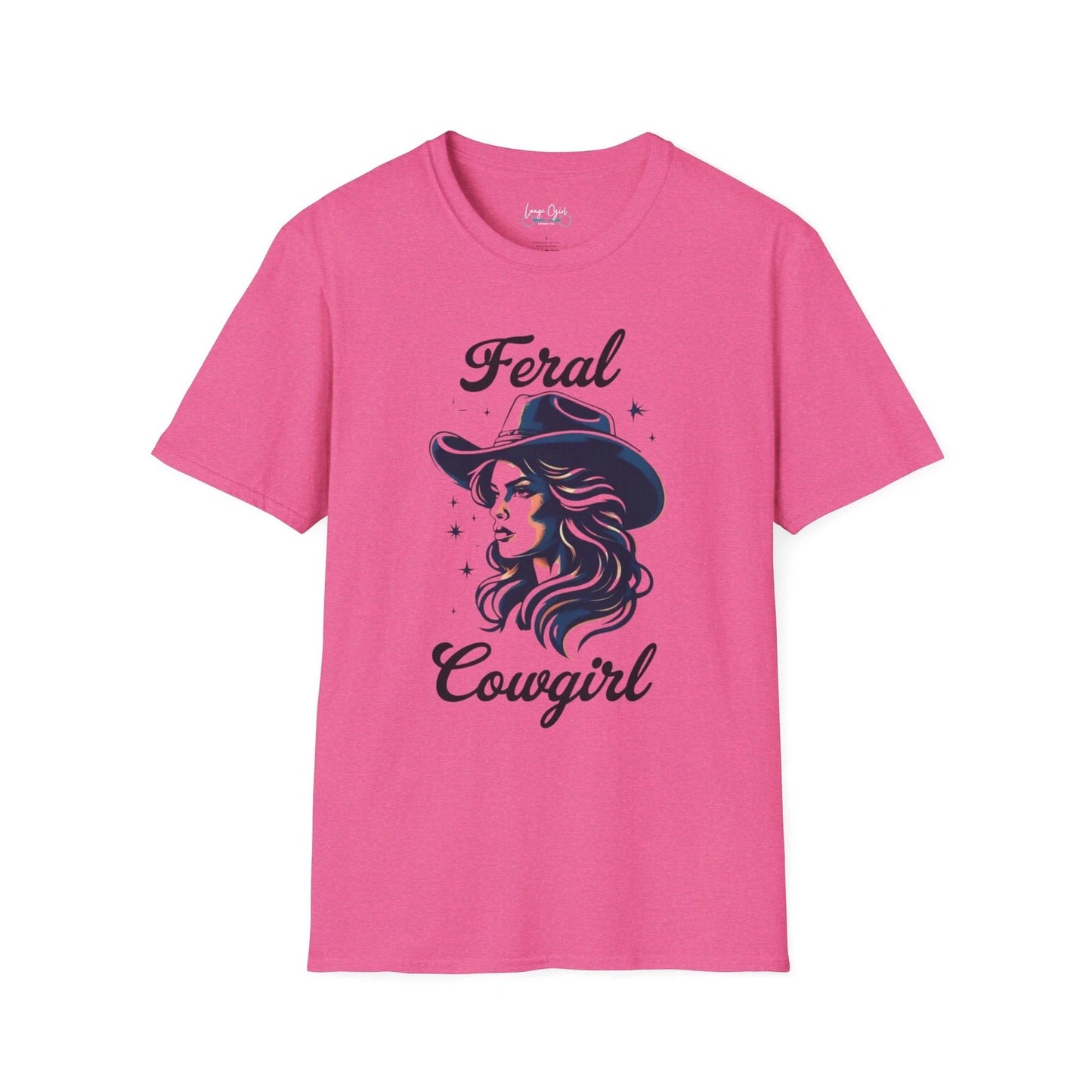 Feral Cowgirl T-Shirt - Stylish Ladies Graphic Tee by Lange Girl Designs