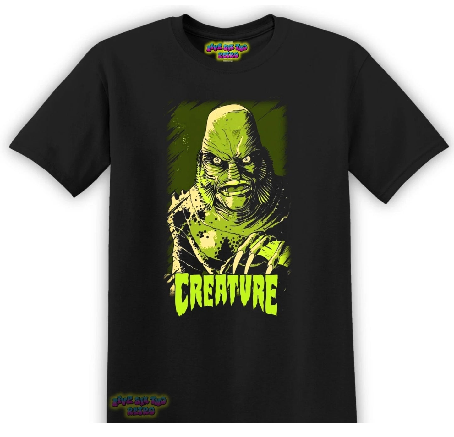 The Creature Horror Movie T-Shirt S-3XL Black