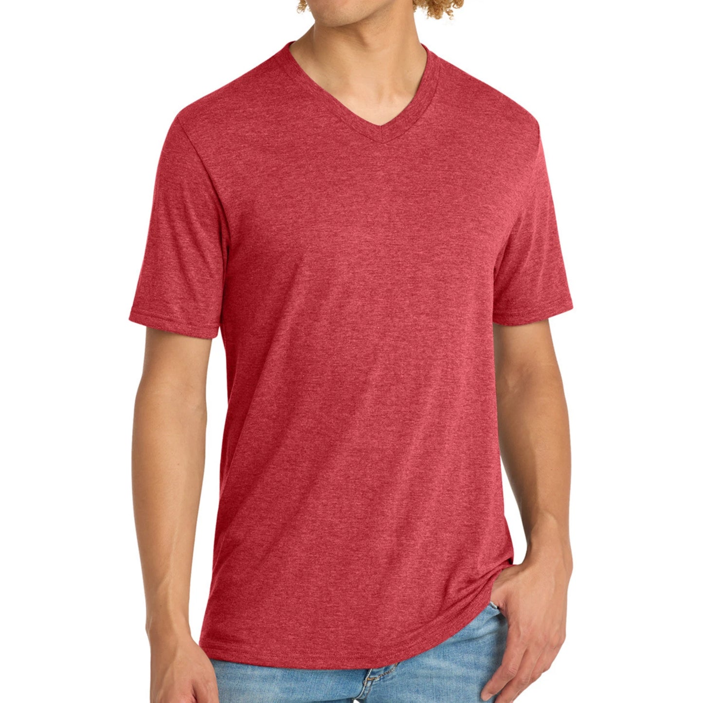 District® Perfect Tri® V-Neck Tee Style DT1350 Sizes XS-3XL Men's