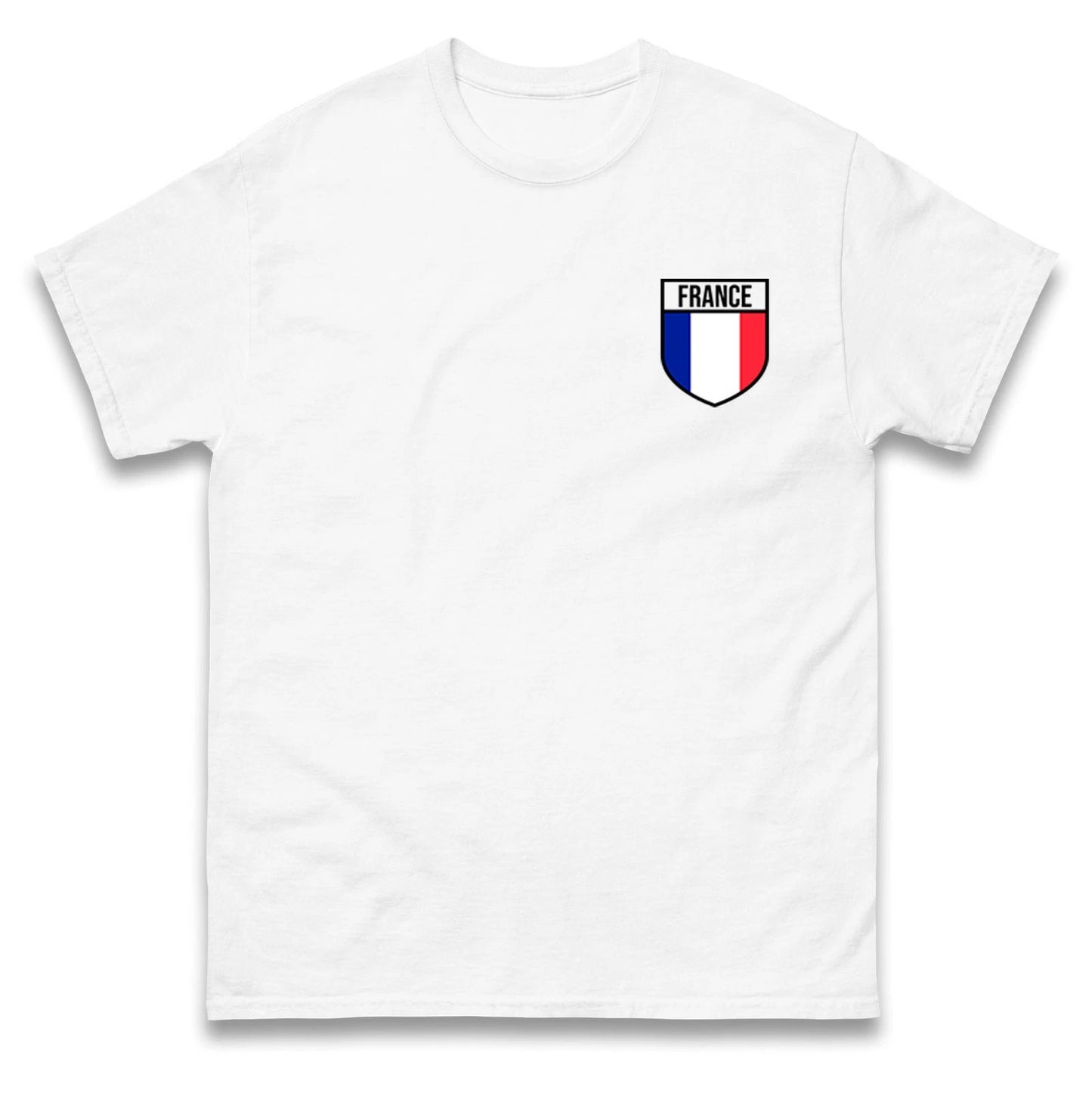 France Badge football T Shirt,Personalised football Tee,Custom Name & Number Top