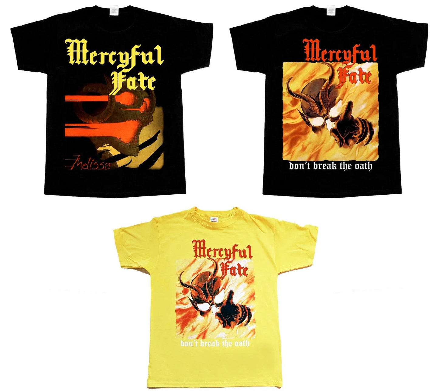 MERCYFUL FATE MELISSA DON'T BREAK THE OATH NEW BLACK T-SHIRT S - 5XL