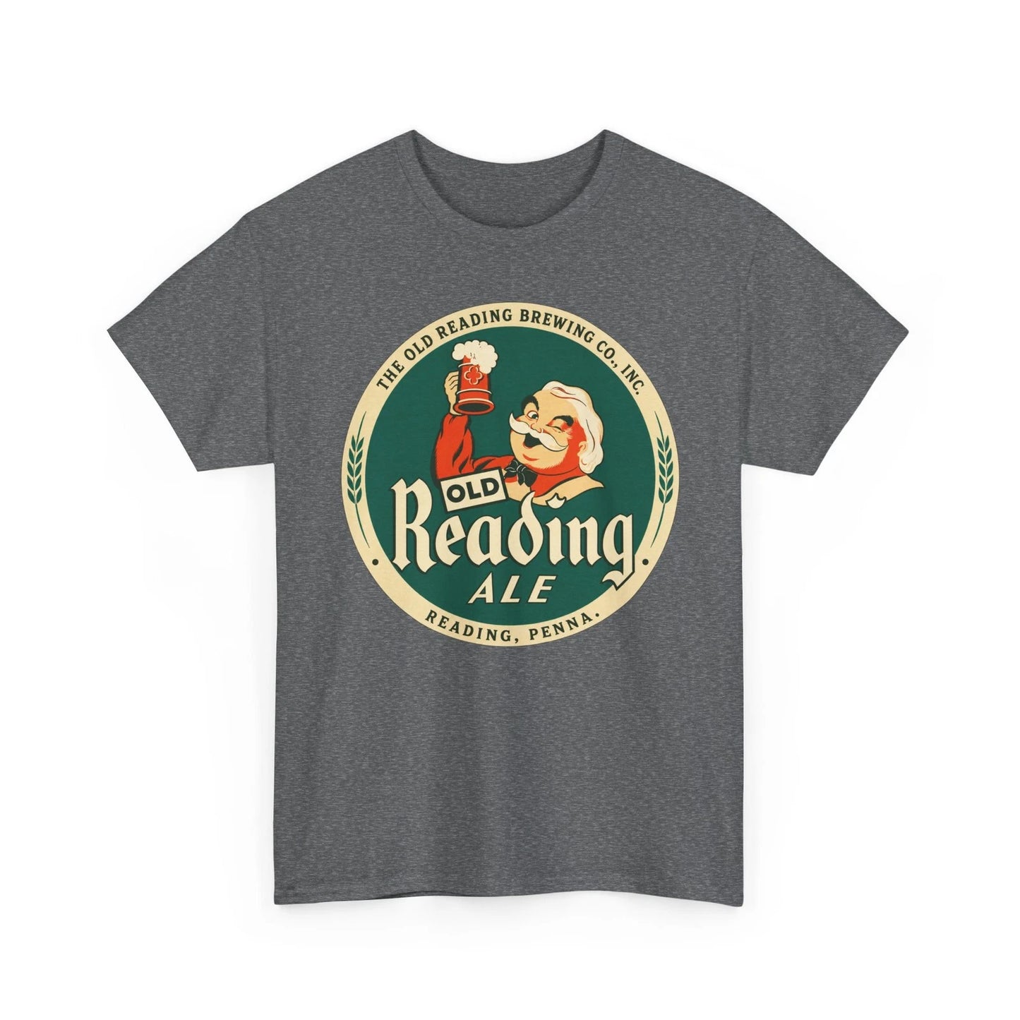 Old Reading Brewing Co. Pennsylvania Old Reading Ale 1930s Retro Beer T-Shirt