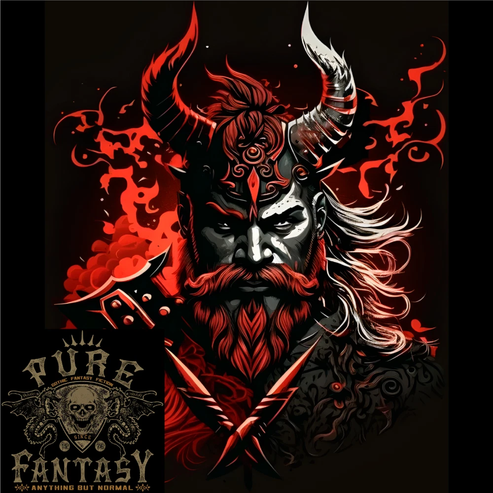 An Artistic Fantasy Viking Warrior Mens Light Cotton T-Shirt