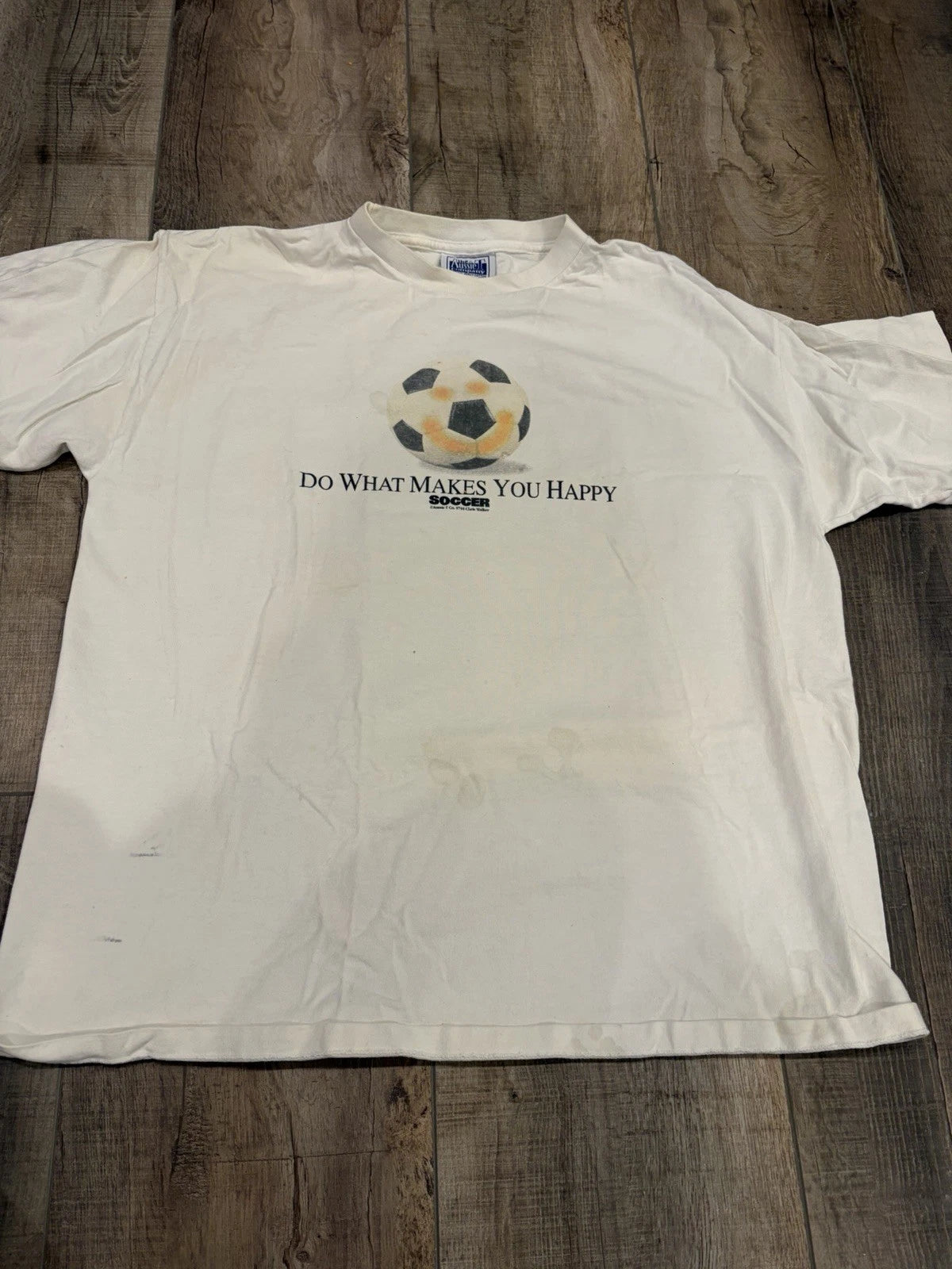 Vintage 1990s “Aussie T” TShirt Size L Soccer Used