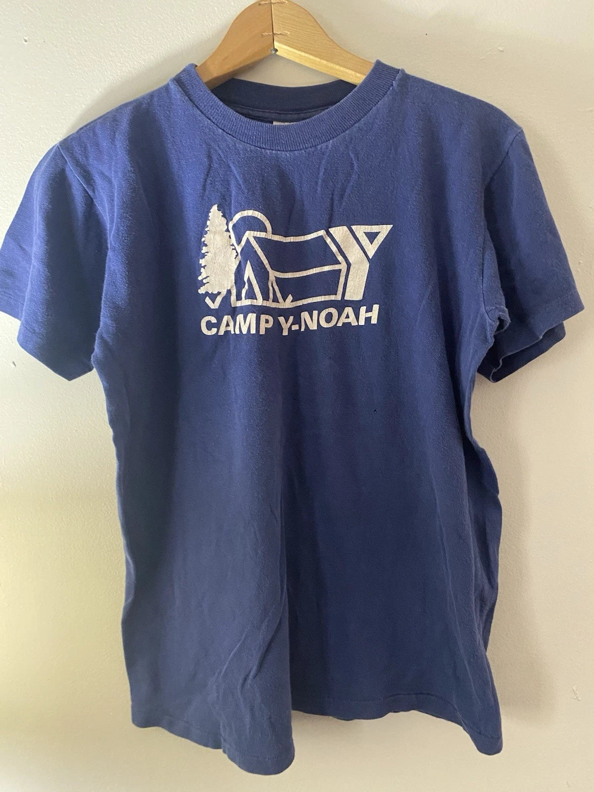 Vtg 1970s Camp Y-Noah T Shirt YMCA Sz M