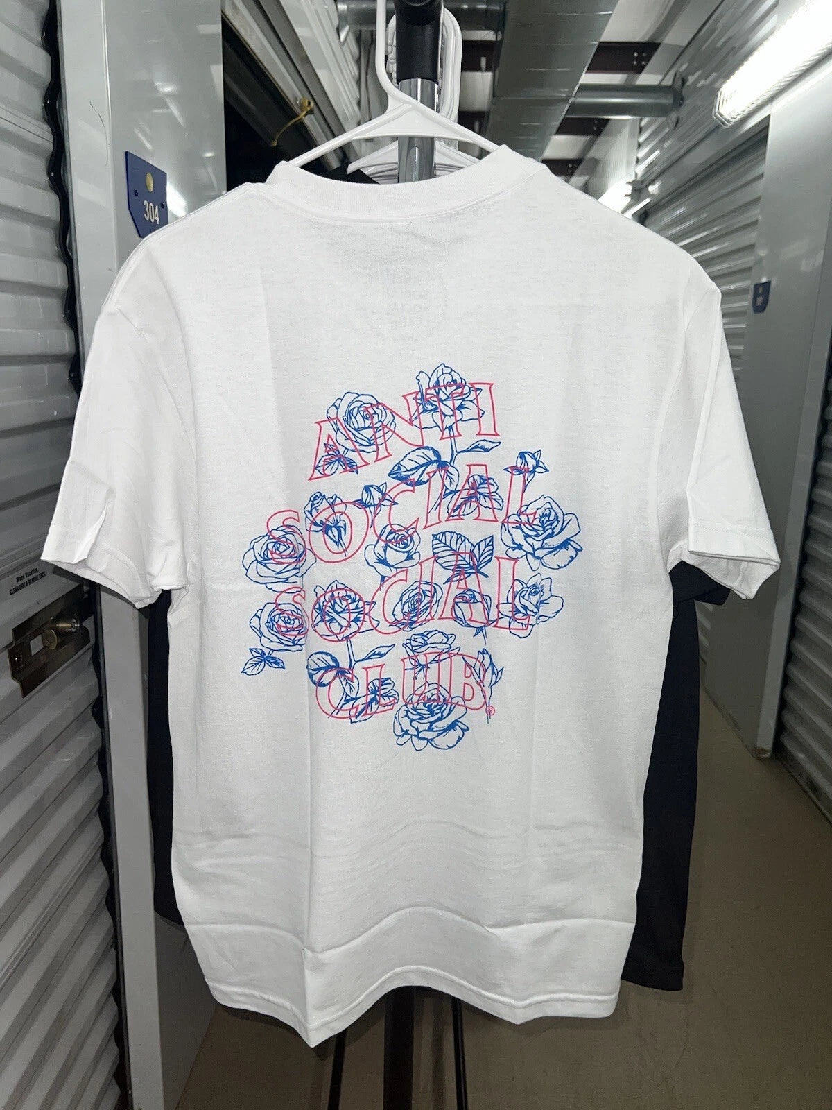 Anti Social Social Club ASSC Club The Strip Tee White Sz-M-L 100% Authentic.