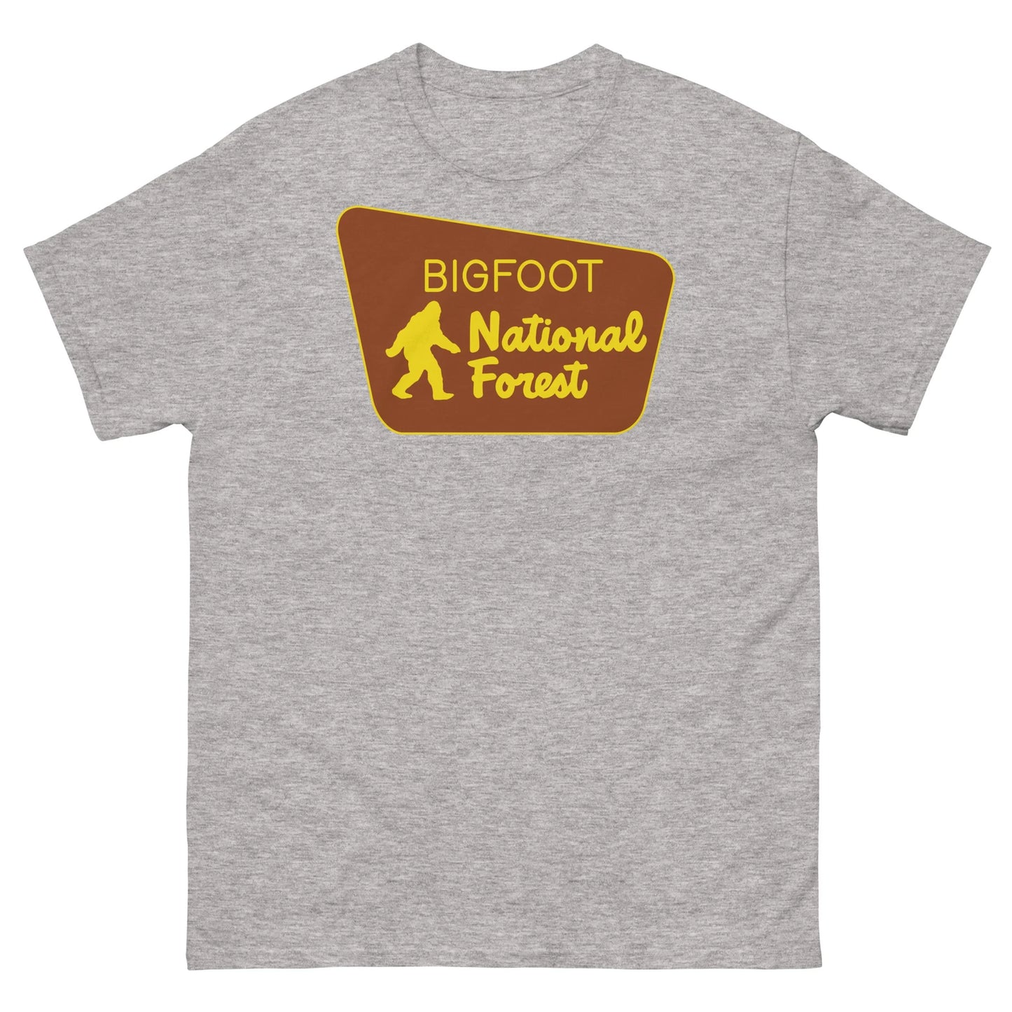 Bigfoot National Forest Sasquatch Cryptid Monster Legend Men's Classic Tee