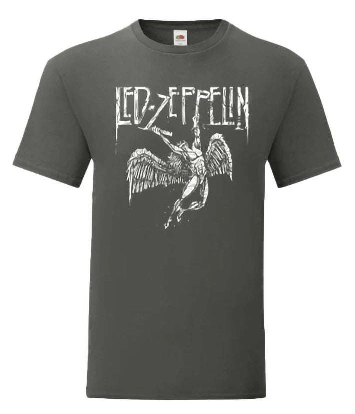 Led Zeppelin Angel - T-shirt short sleeve - Hard rock tee gift for music lovers