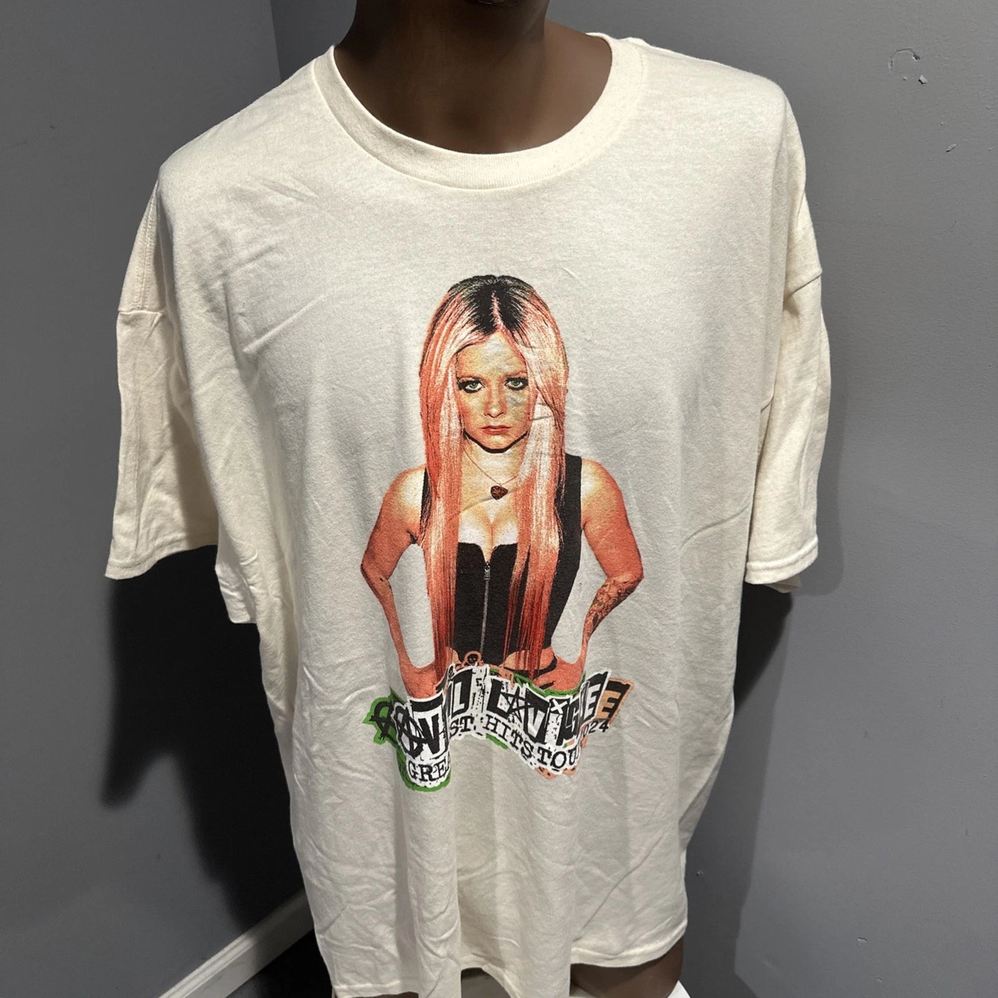 AVRIL LAVIGNE 2024 Tshirt 2XL GREATEST HITS Tour NWOT NEW Concert Simple Plan