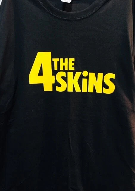 The 4 Skins : Band Logo : New T-Shirt (upto 5 XL size) :Punk, Oi, 4 skins