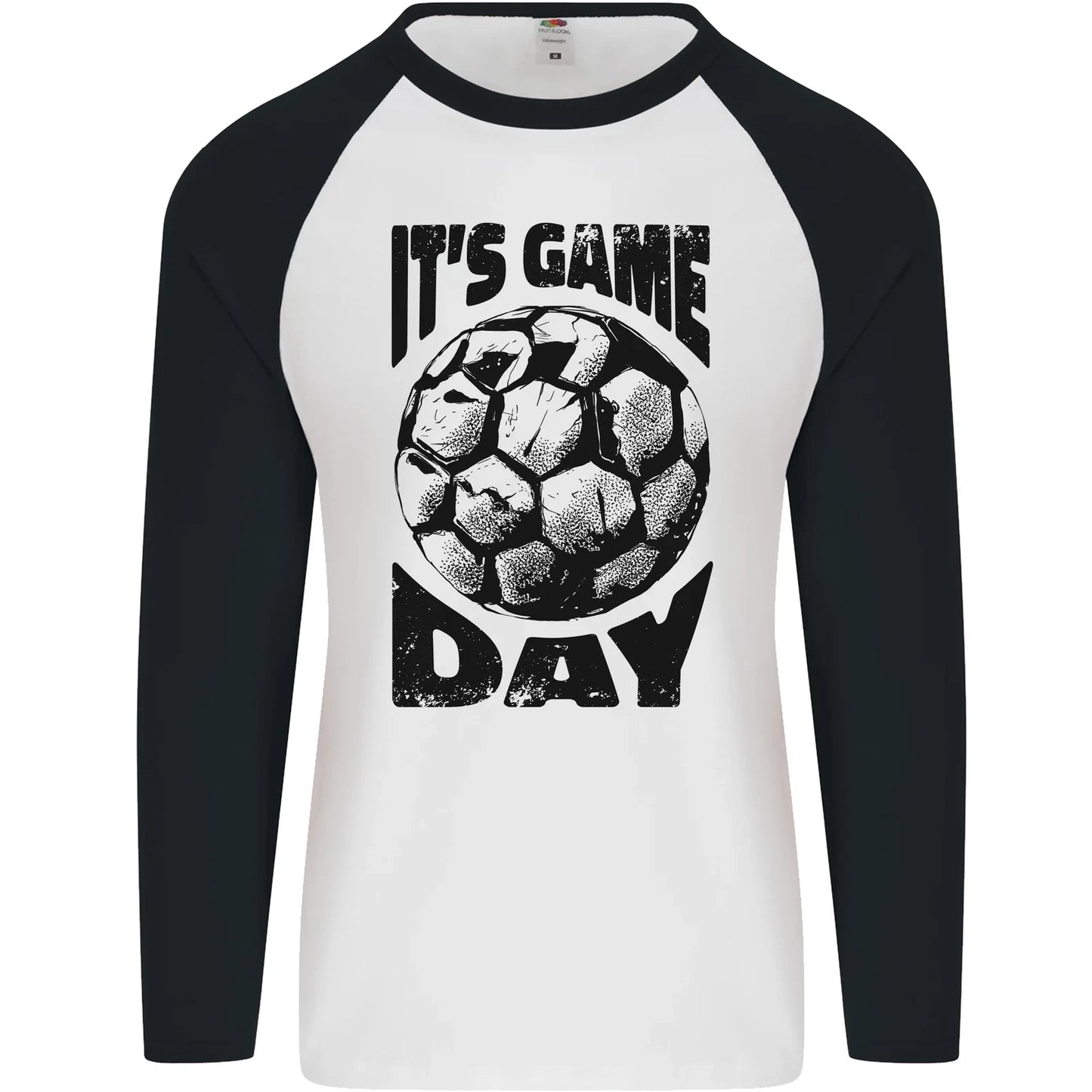 Football Its Game Day Soccer Mens L/S Baseball T-Shirt