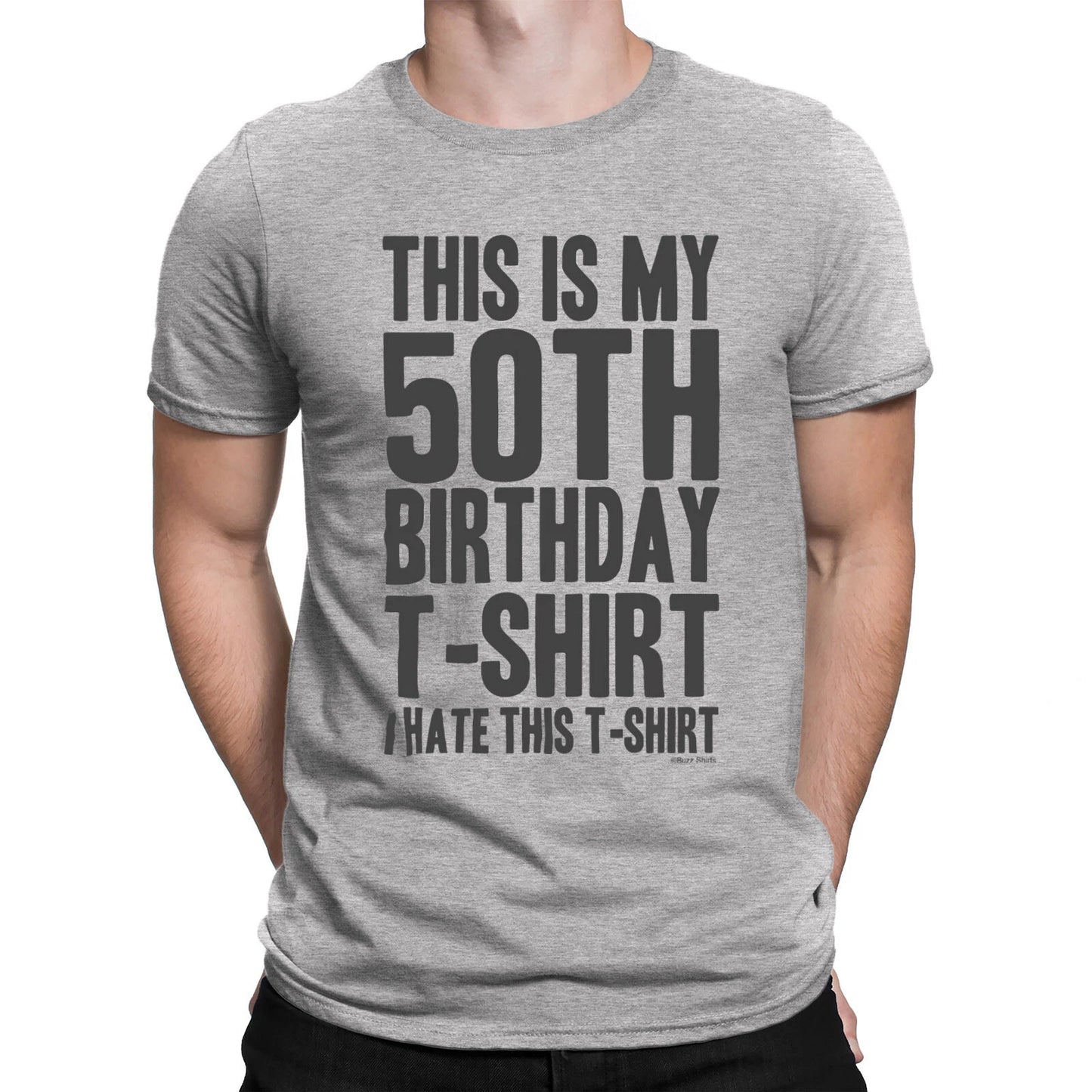 Mens This Is My 50th Birthday T-SHIRT 50 Years Old Top Funny Gift Idea