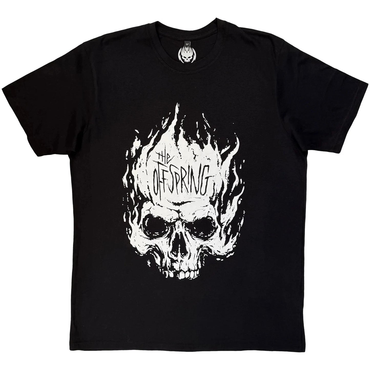 The Offspring Premium Carbon T-Shirt: Skull (Black) OFFICIAL NEW