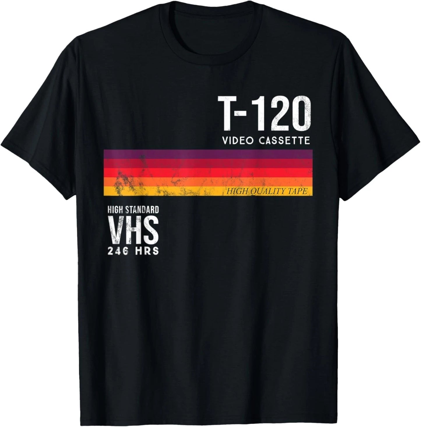 Vintage 80s Video Cassette Tape VHS T-Shirt