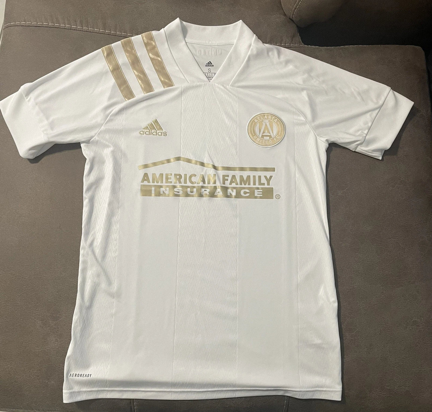 Atlanta United FC Jersey Mens S White MLS Soccer Shirt Adidas 2021 Preowned