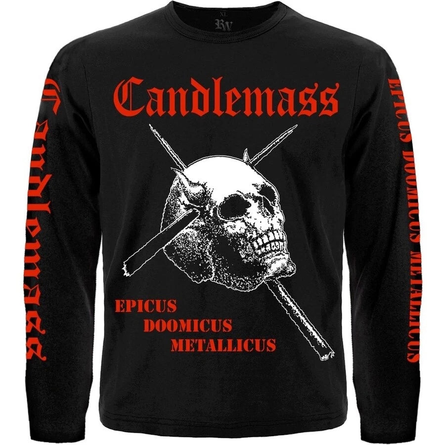 Candlemass "Epicus Doomicus Metallicus" Black T-Shirt Long sleeve bathory